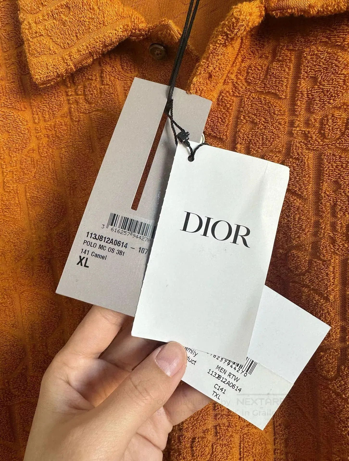 Dior Dior Oblique Jacquard Cotton Polo. Size US M / EU 48-50 / 2 - 3 Thumbnail