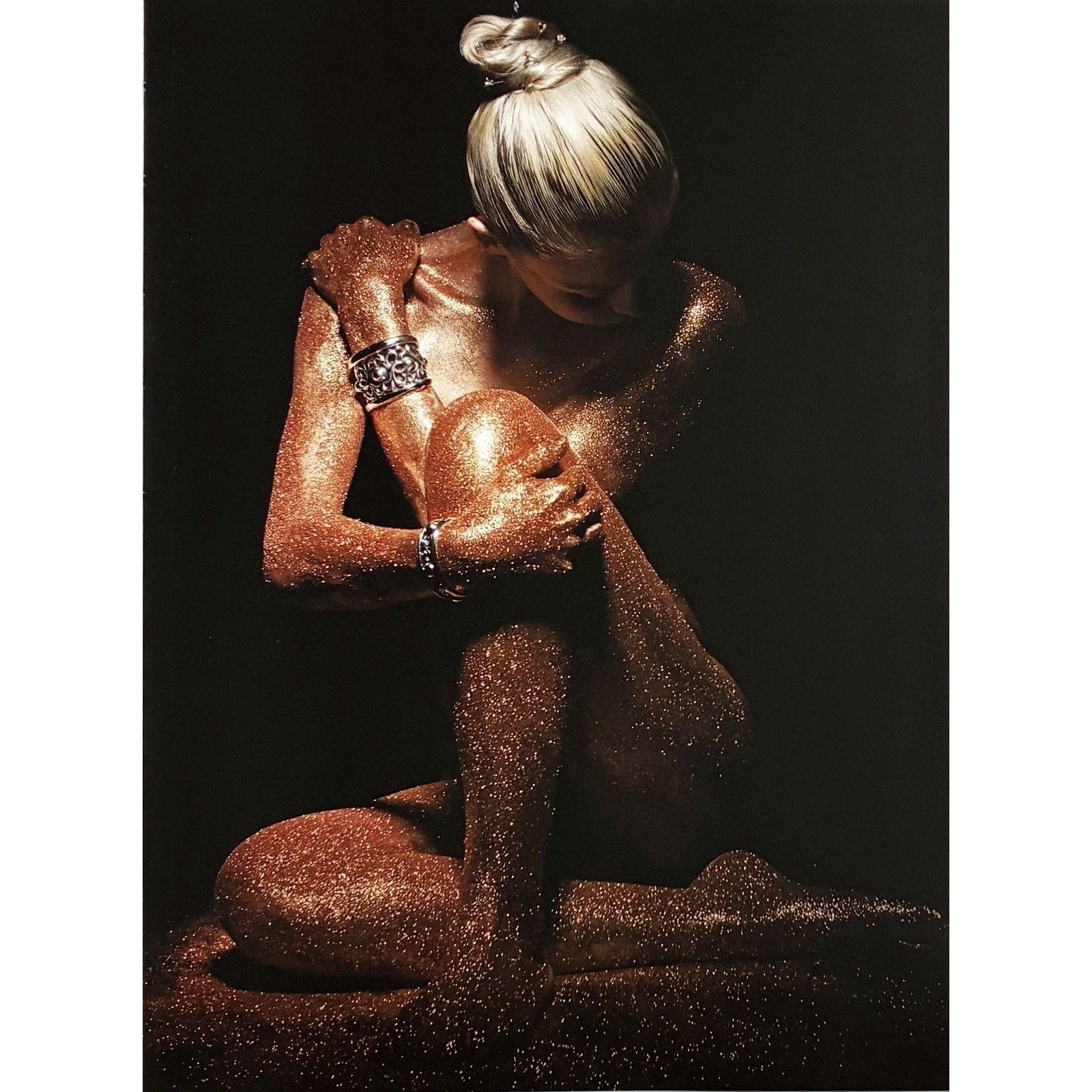 Chrome Hearts Chrome Hearts glittered body photo Poster framed 9x11 Size ONE SIZE - 2 Thumbnail
