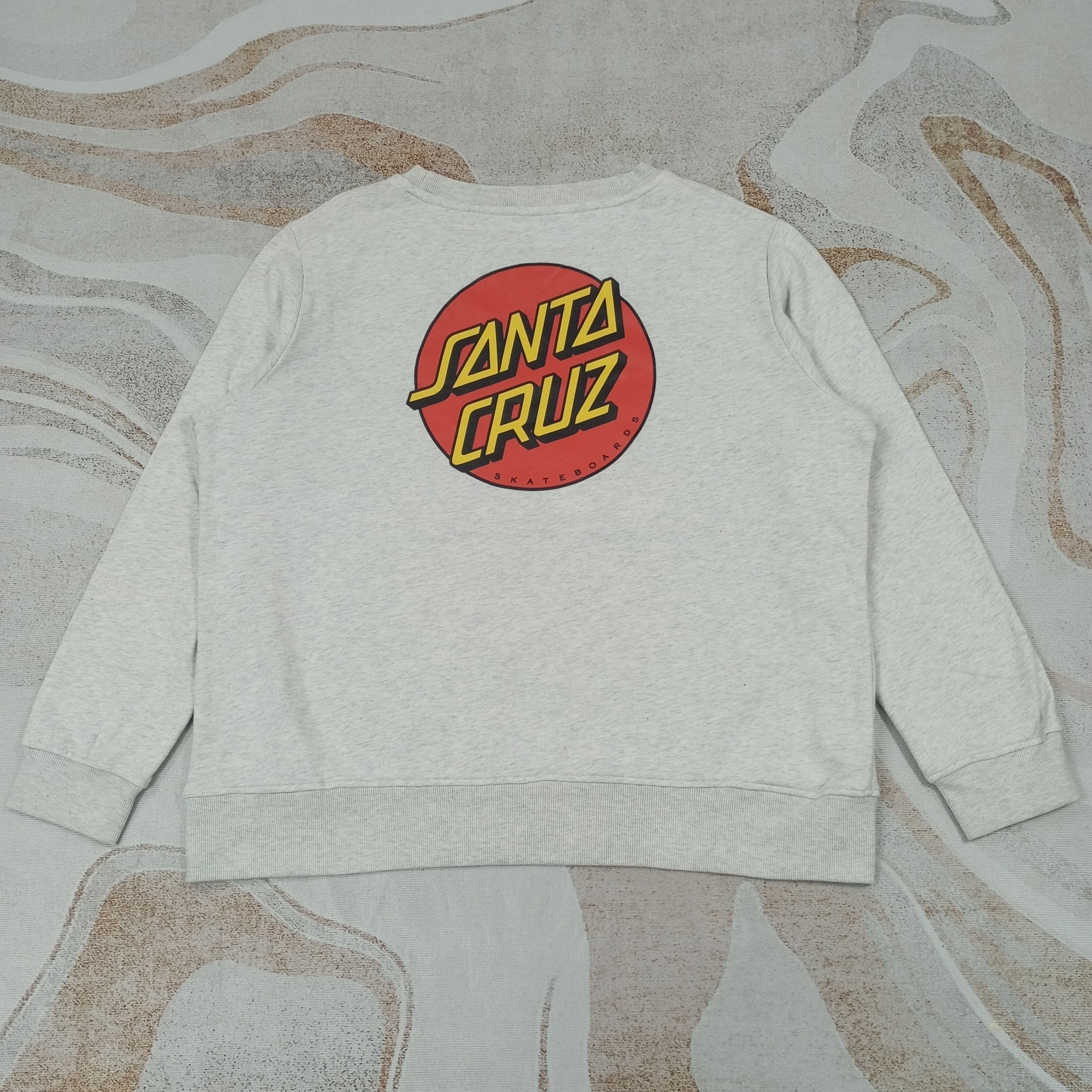 Santa Cruz Skateboards × Vintage Santa Cruz Skateboards Sweatshirt c221n15 Size US XL / EU 56 / 4 - 1 Thumbnail