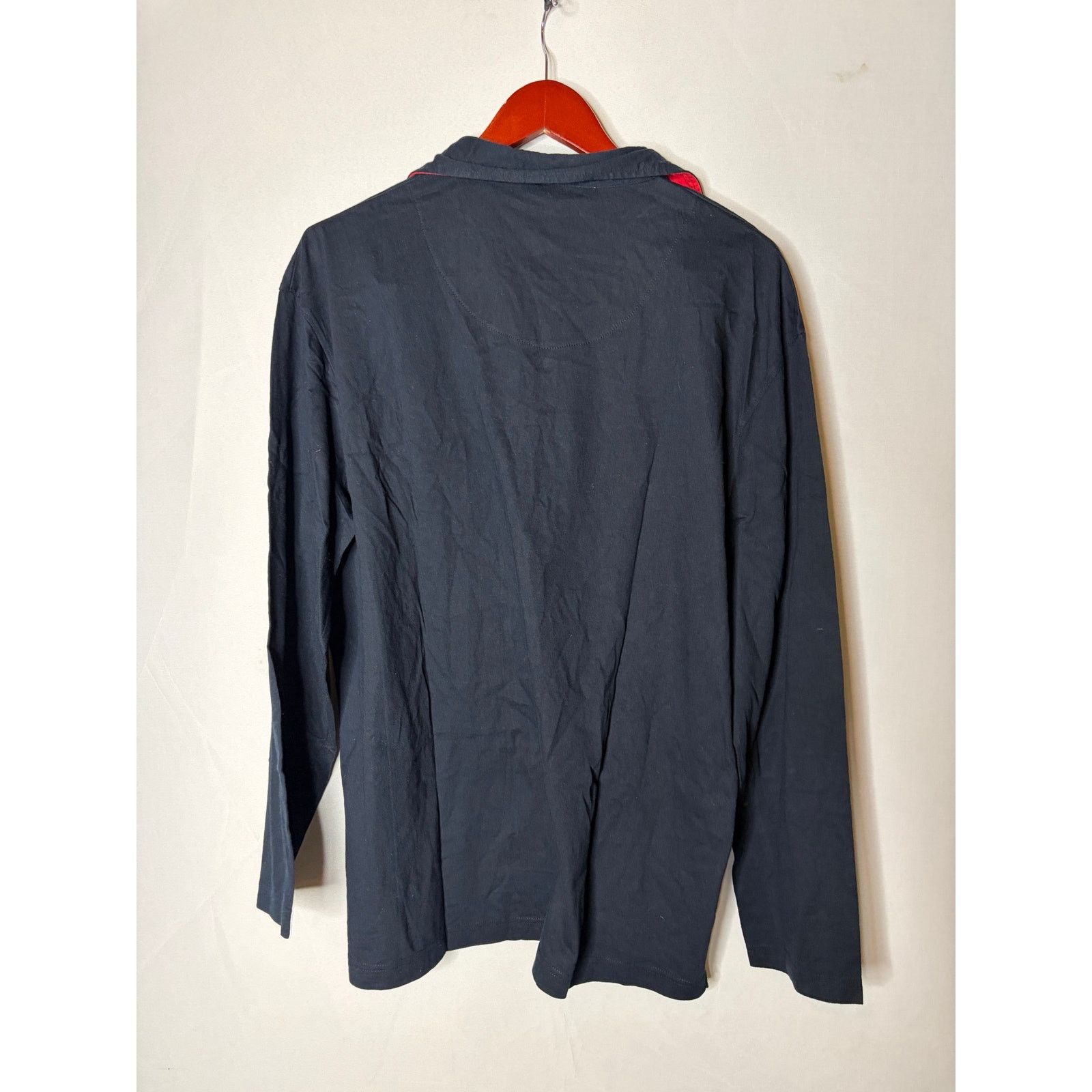 Zimmerli Zimmerli of Switzerland Black long sleeve polo shirt XL Size US XL / EU 56 / 4 - 5 Thumbnail