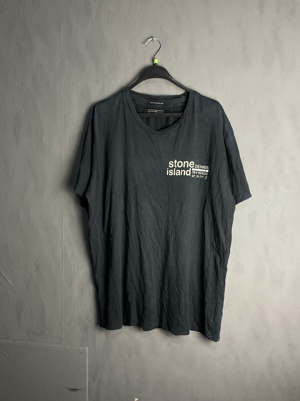 Stone Island Vintage Stone Island Denims T Shirt Logo Size US XL / EU 56 / 4 - 1 Thumbnail