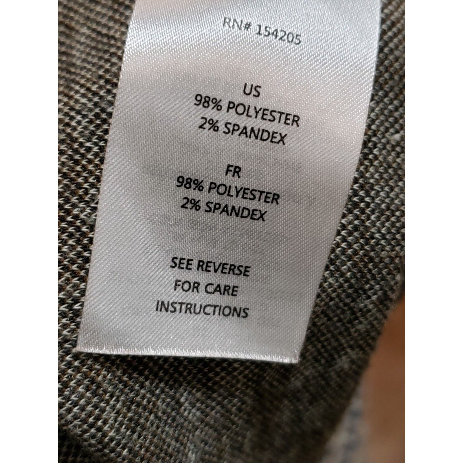 Other Cooper & Ella Houndstooth Polyester Straight Leg Pants M Size 27" / US 4 / IT 40 - 4 Thumbnail