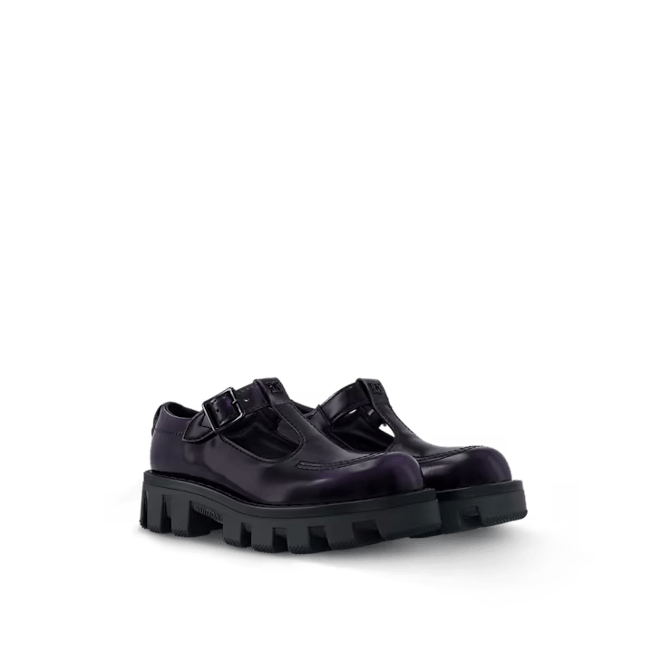 Louis Vuitton LV Checker Mary Janes Size US 8 / EU 41 - 2 Thumbnail