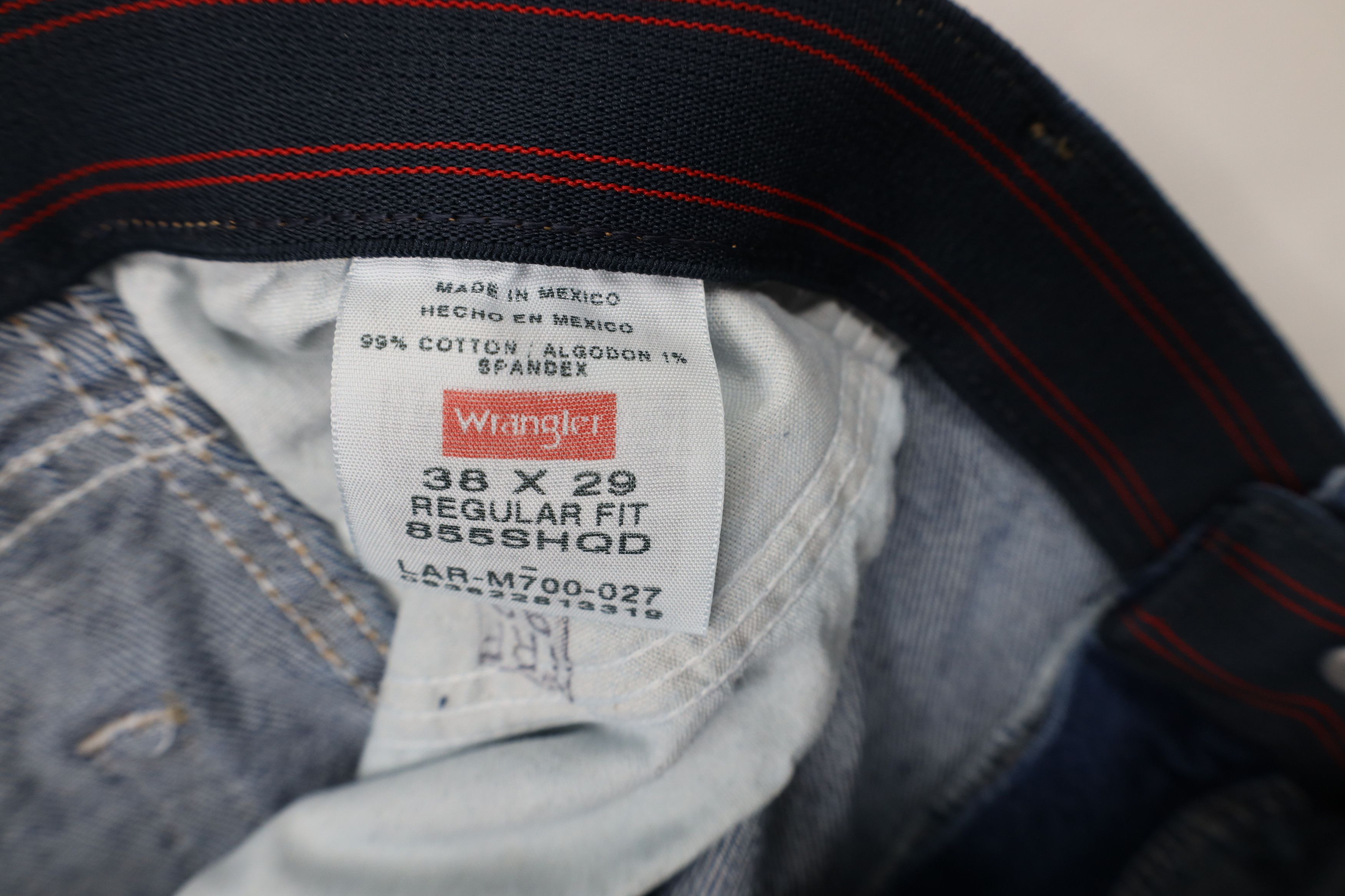 Wrangler Deadstock Vintage Y2K Wrangler Fit Stretch Denim Jeans Blue Size US 38 / EU 54 - 6 Thumbnail