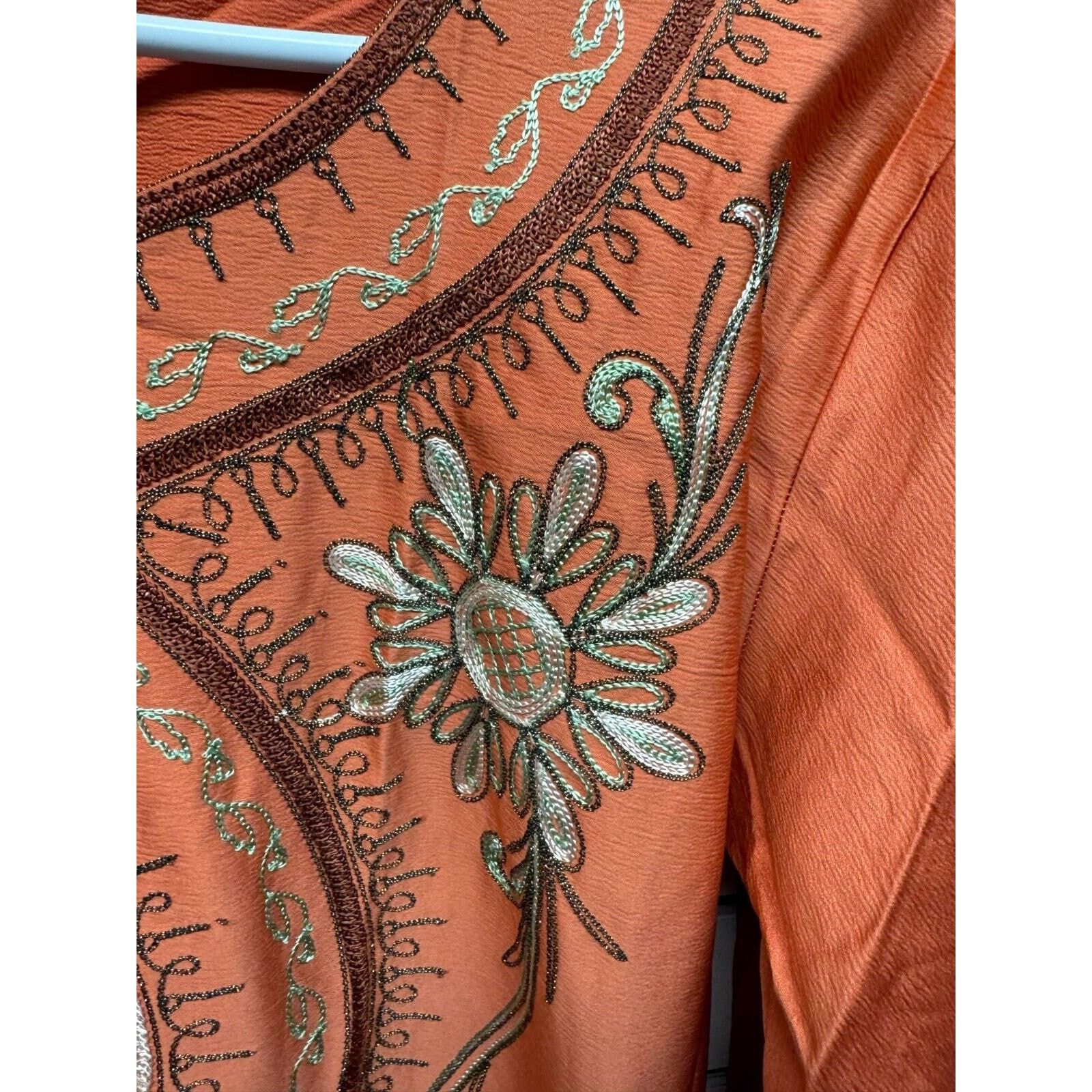 Other Kaftan Ethnic Inspired Abaya Embroidered 1X Dress Size 1 Size XL / US 12-14 / IT 48-50 - 5 Thumbnail