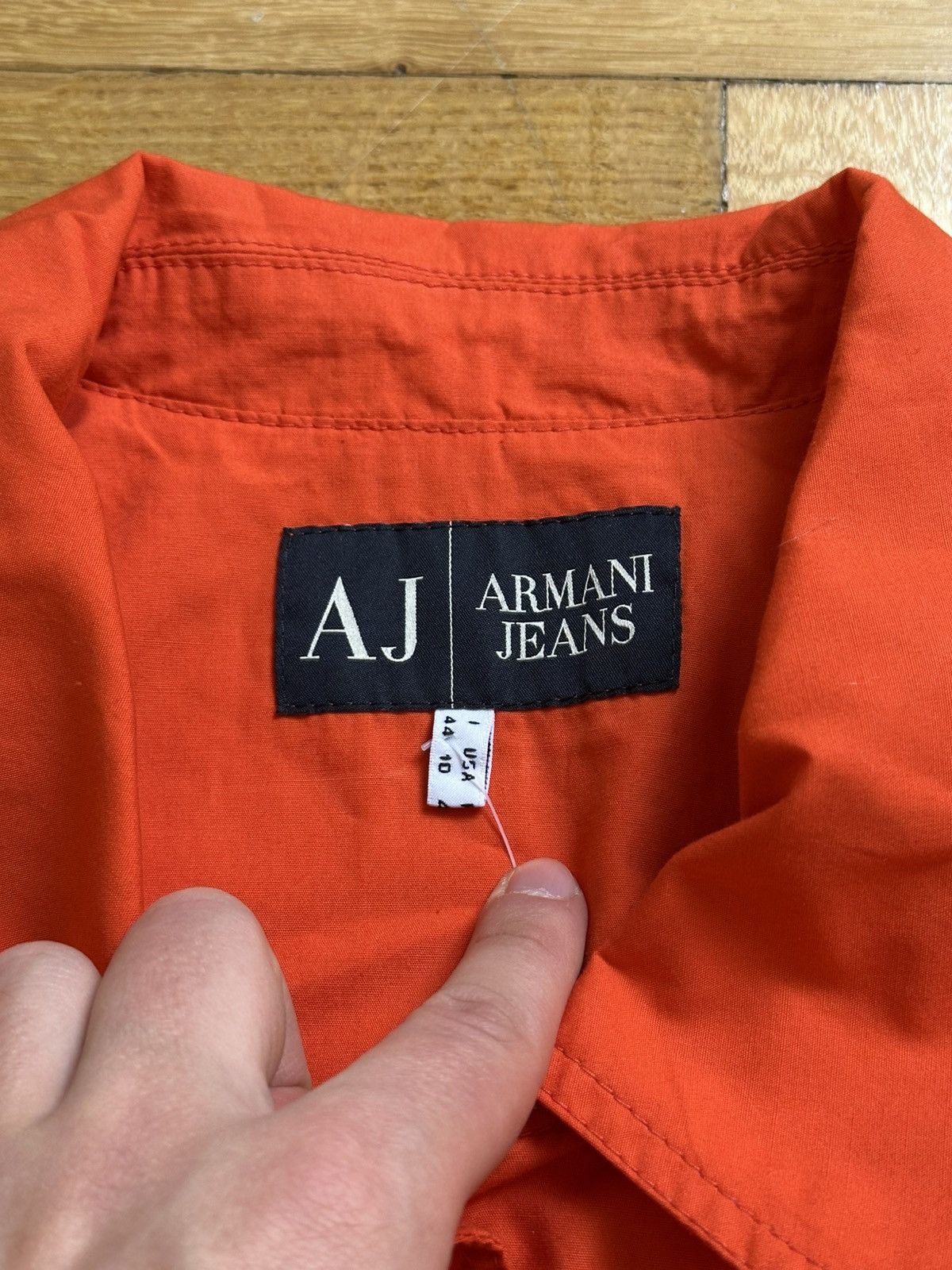 Armani Armani Jeans Vintage 90s Archive Cropped Multi-pocket Jacket Size S / US 4 / IT 40 - 7 Thumbnail