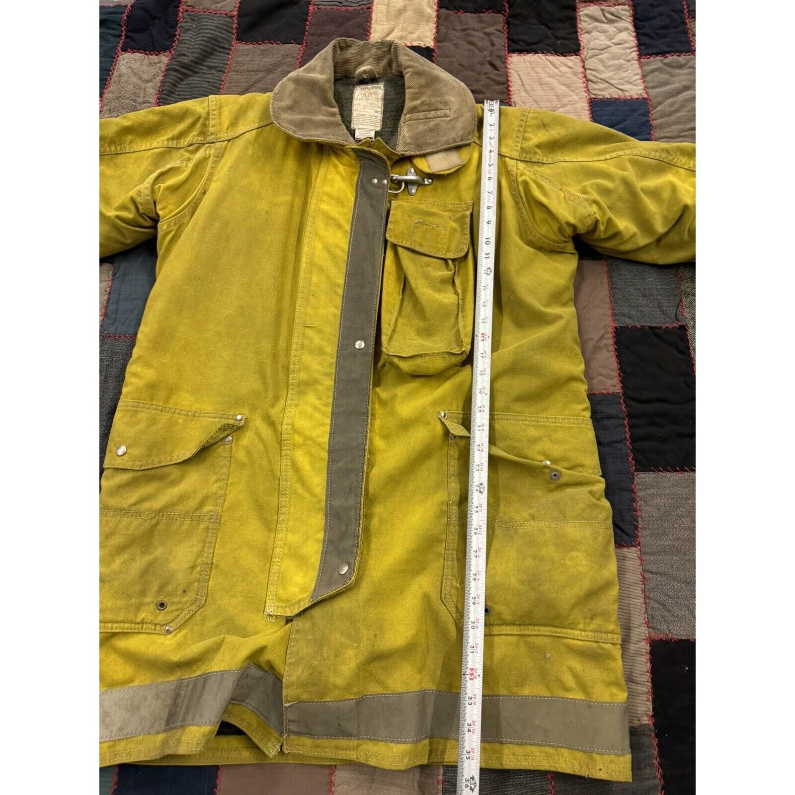Other Vintage 1960s Faded Captain Fire Fighter Buckle back Mens L Size US L / EU 52-54 / 3 - 11 Thumbnail