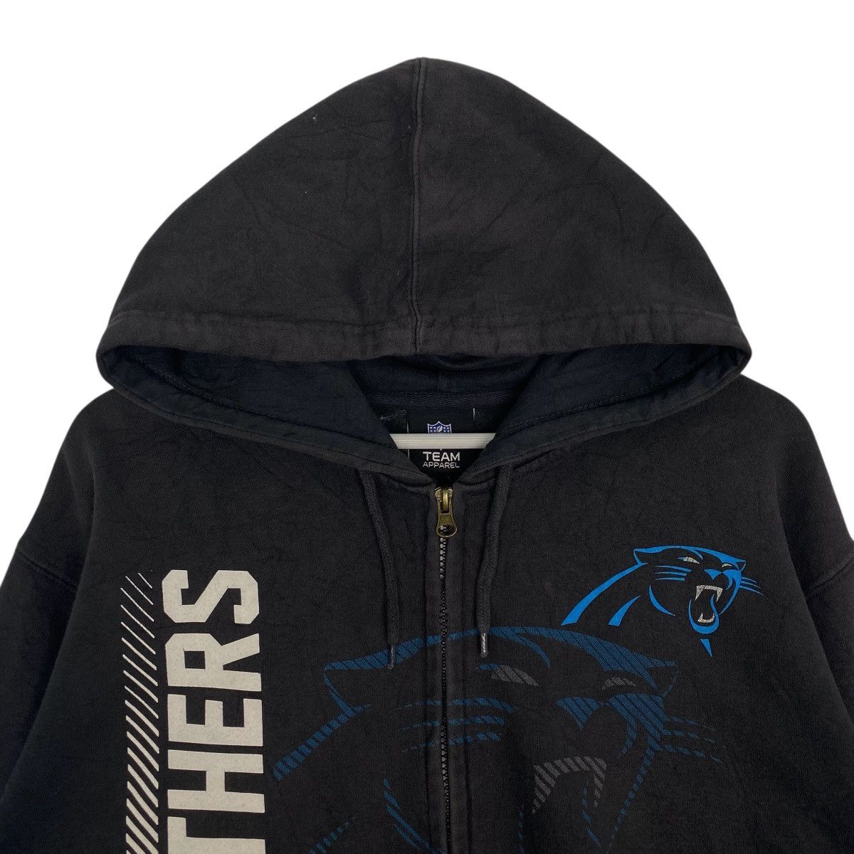 Vintage Vintage Carolina Panthers Full Zip Hoodie Sweater Black Sz L Size US L / EU 52-54 / 3 - 4 Thumbnail