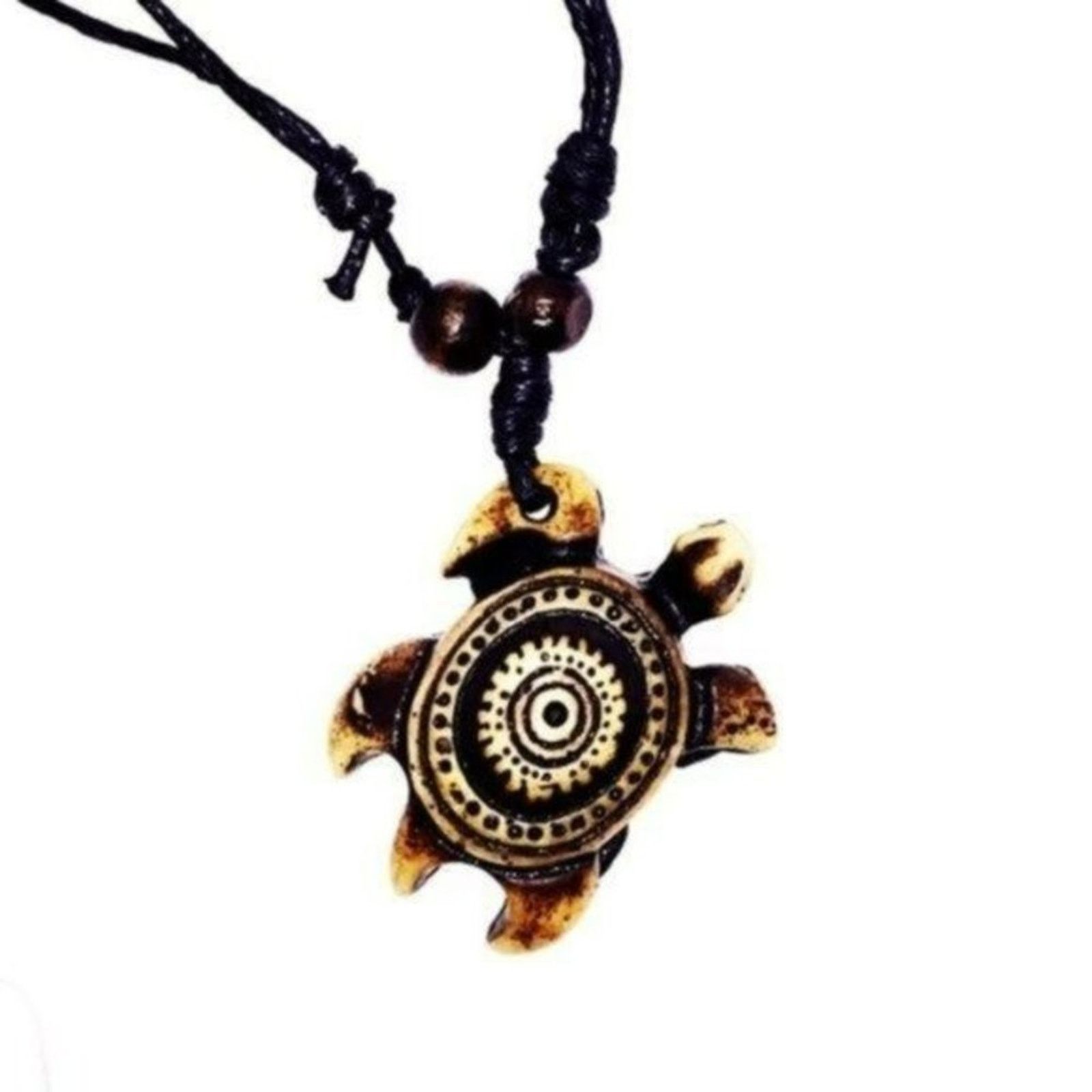 Other Boho Sea Turtle Leather Cord Necklace Size ONE SIZE - 3 Thumbnail