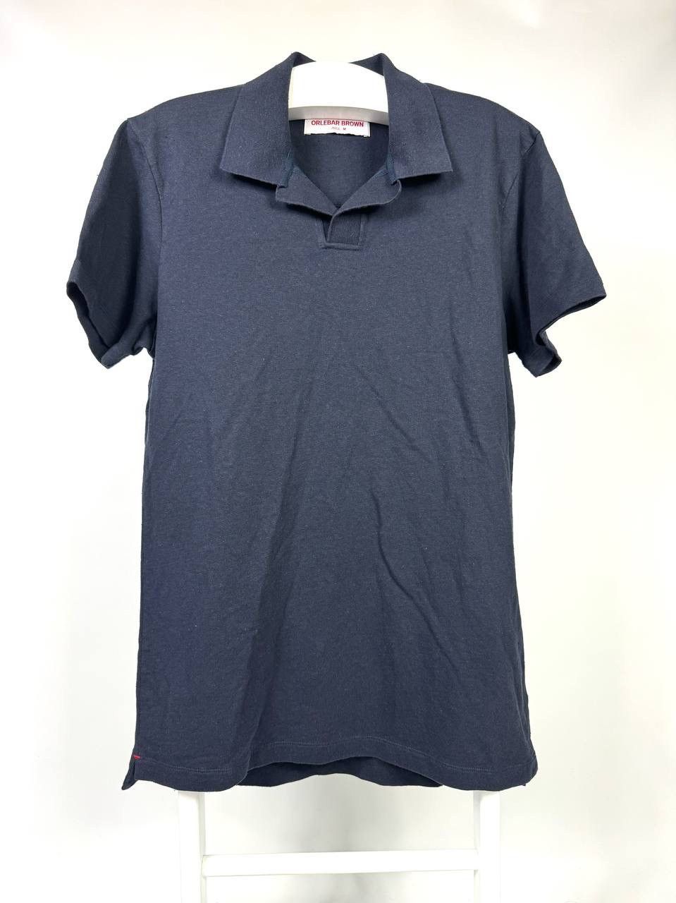Designer × Orlebar Brown Luxury Designer Orlebar Brown Navy Polo Made in Portugal Size US M / EU 48-50 / 2 - 1 Thumbnail