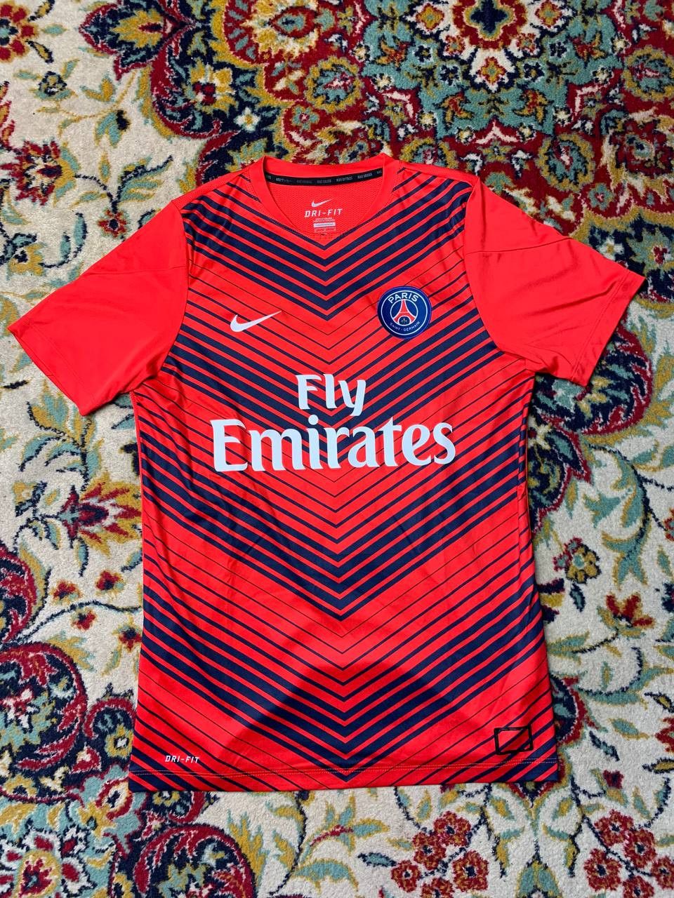 Nike PARIS SAINT GERMAIN TRAINING PSG SOCCER FOOTBALL SHIRT Size US M / EU 48-50 / 2 - 1 Thumbnail