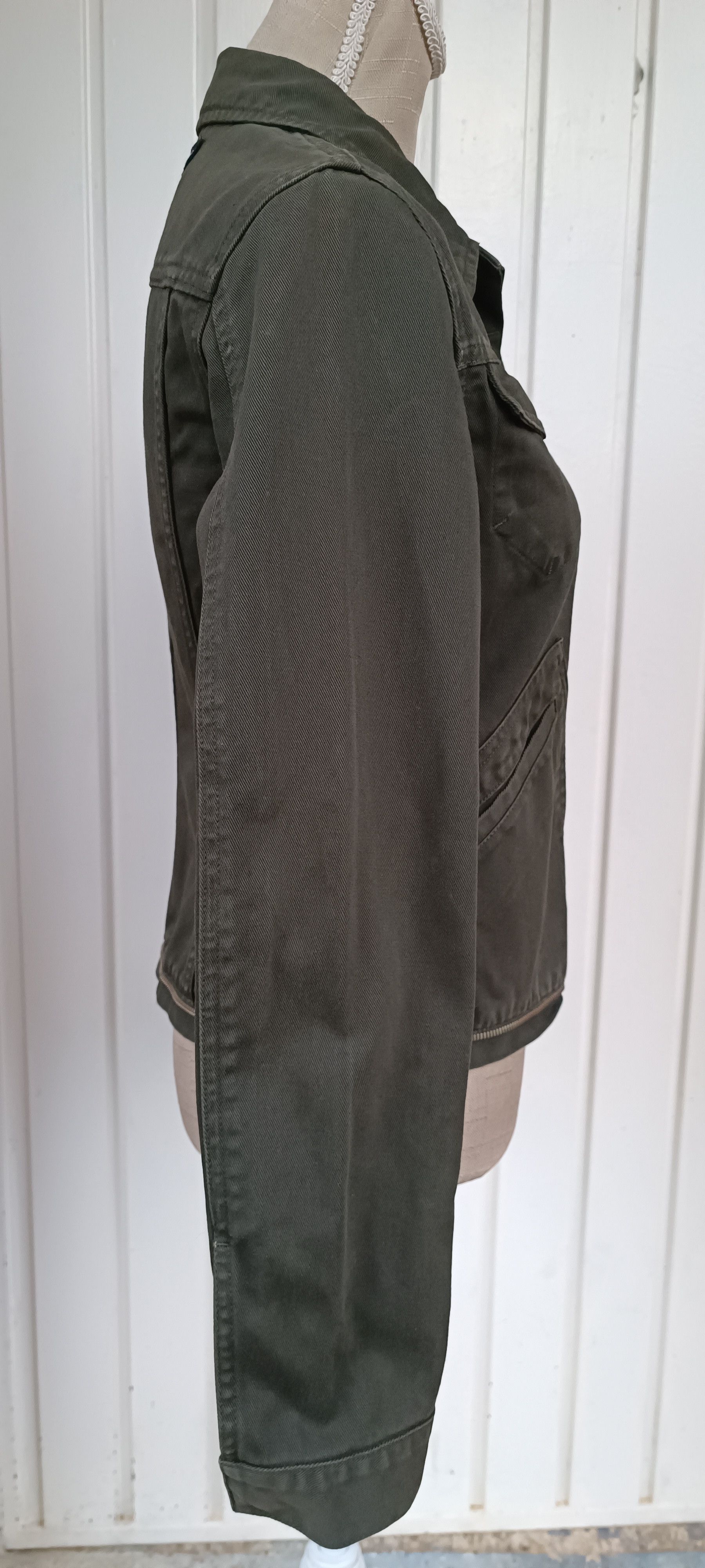 Jean Paul Gaultier 2000 - Colec. n°1- JPG Jeans- Militar green jacket Size M / US 6-8 / IT 42-44 - 4 Thumbnail