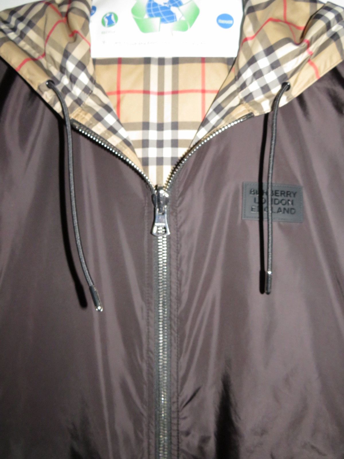 Burberry Burberry Reversible Check Hooded Jacket EUC Size US M / EU 48-50 / 2 - 9 Thumbnail