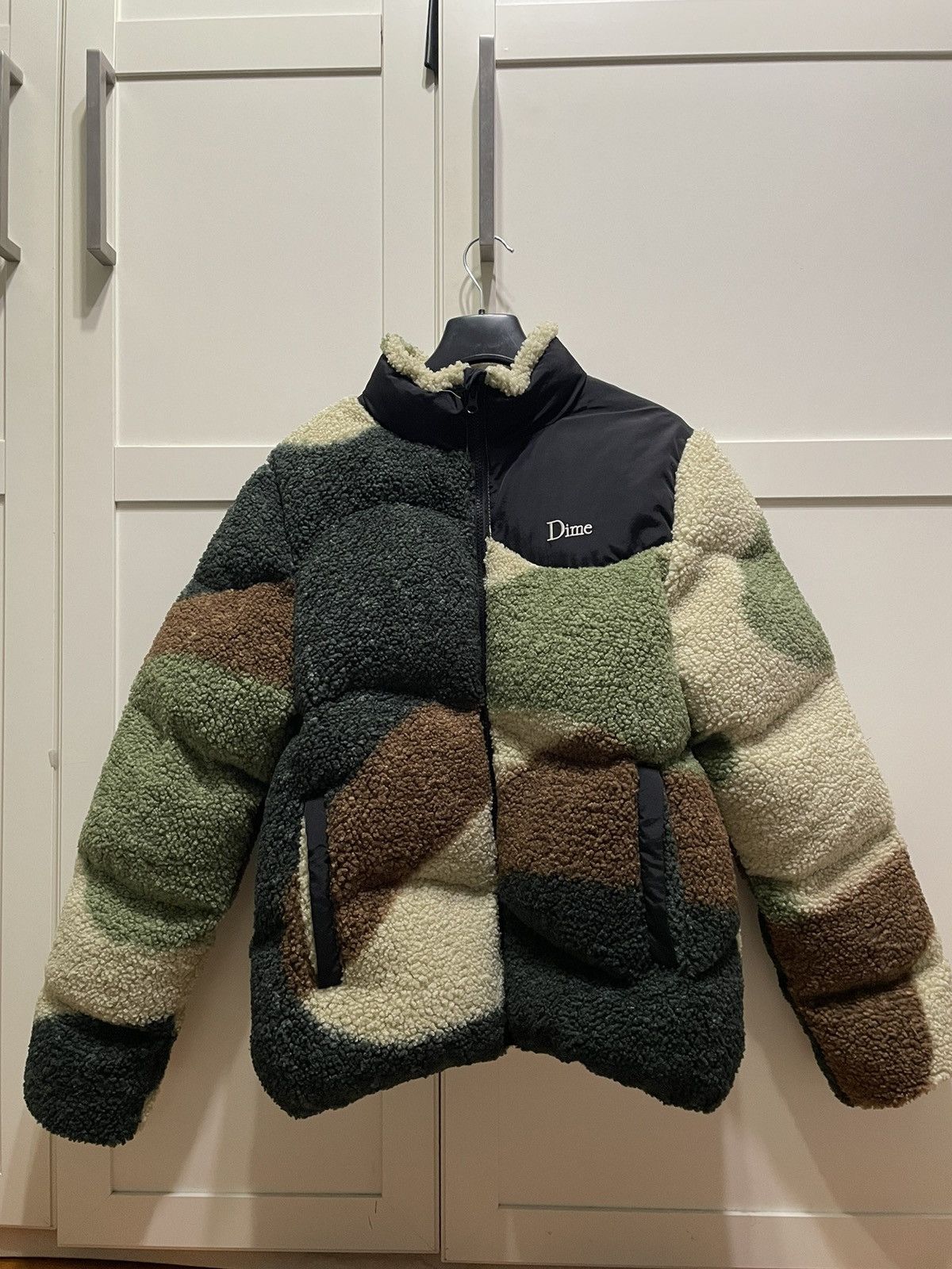 Dime Dime Sherpa Puffer Jacket | Grailed