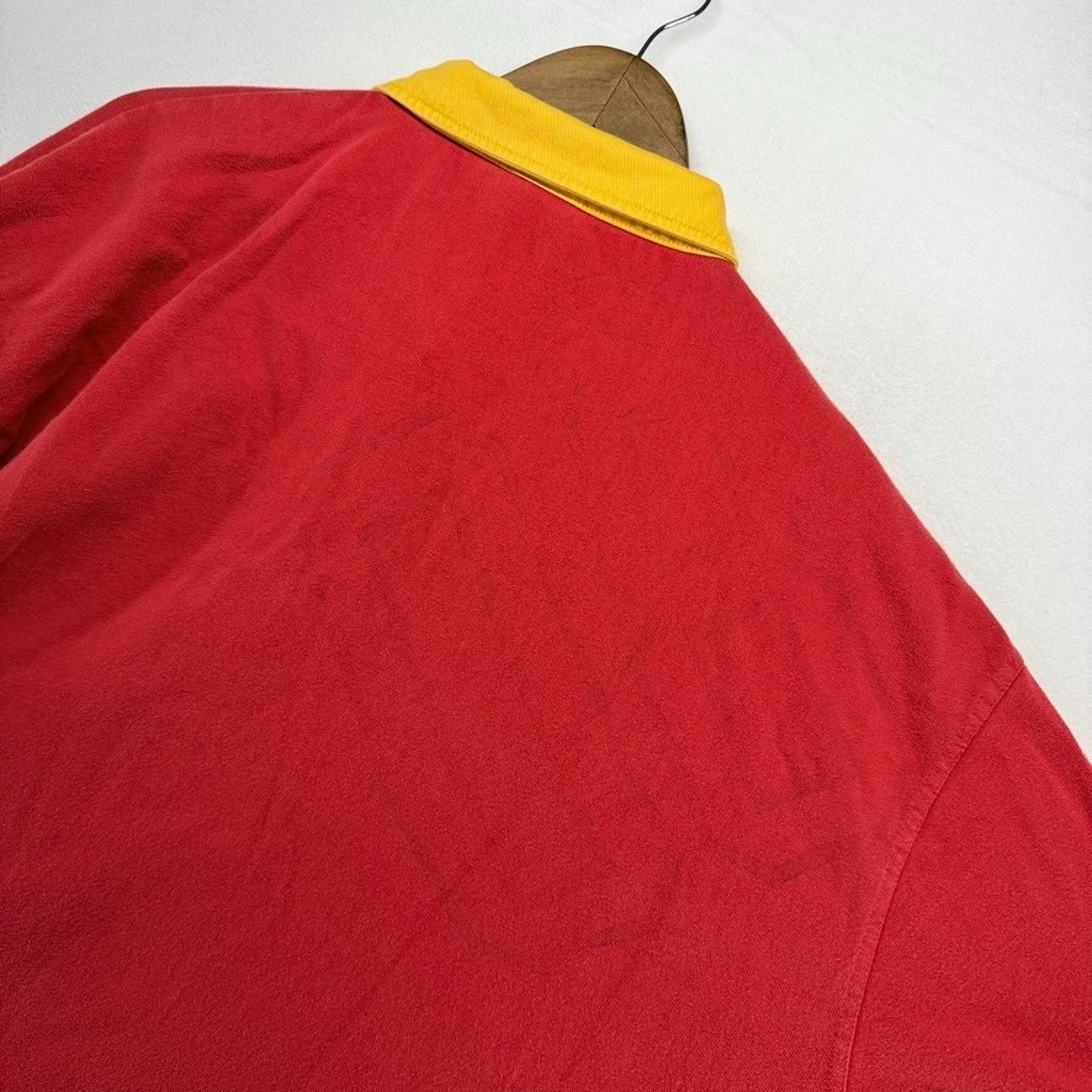 NFL × Reebok × Vintage Vintage Kansas City Chiefs Rugby Polo Shirt mens 2XL Red y2k Size US XXL / EU 58 / 5 - 12 Thumbnail