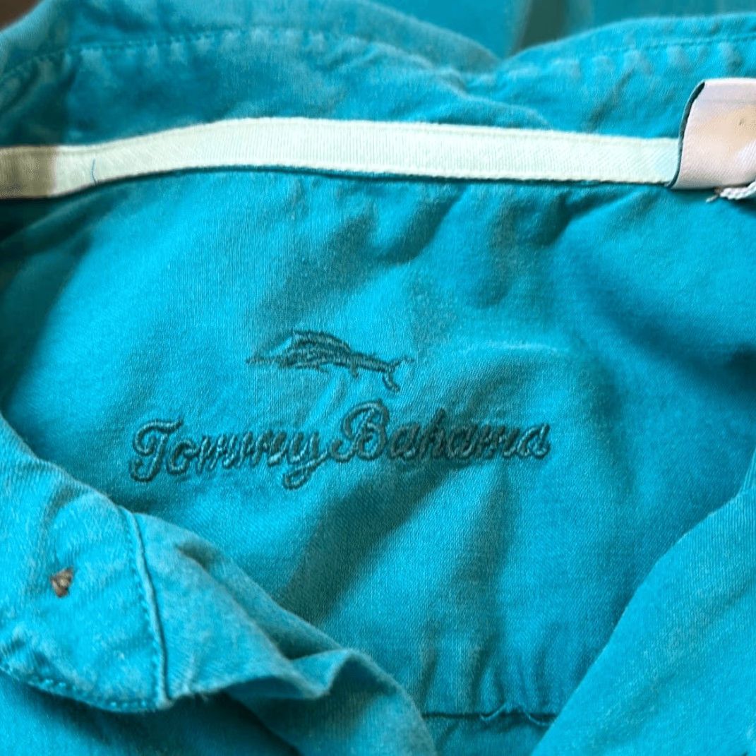 Tommy Bahama **Tommy Bahama Men's Catalina Stretch Twill Camp Shirt Size M Green** User: **Tommy Bahama Men's Catalina Twill Camp Shirt Size M Green** Size US M / EU 48-50 / 2 - 5 Thumbnail