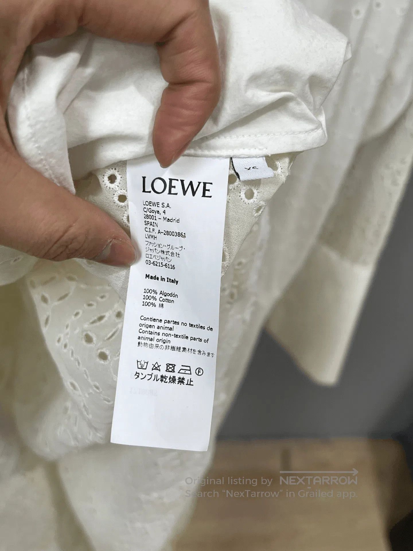 Loewe Loewe Dress Shirt. Size XS / US 0-2 / IT 36-38 - 4 Thumbnail