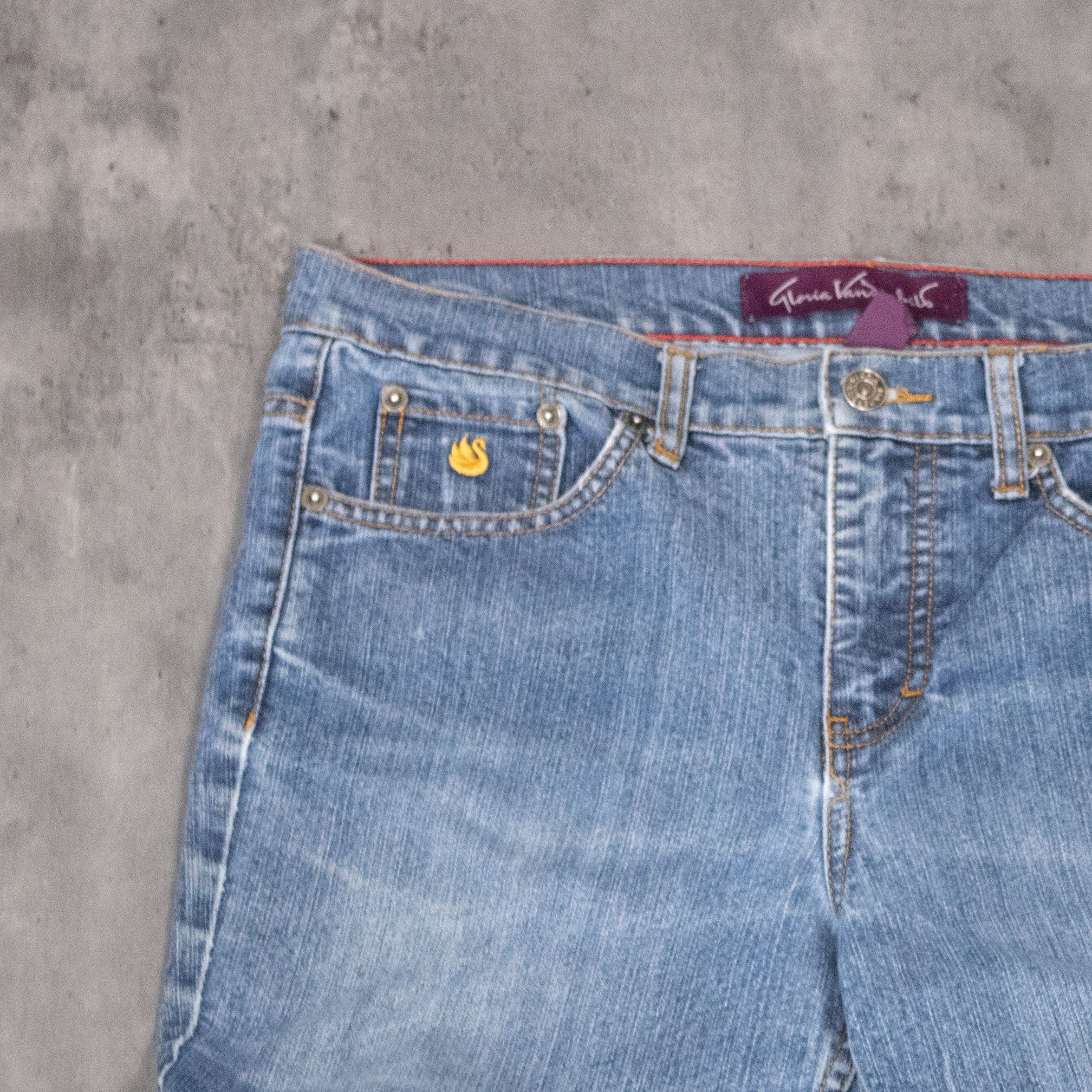 Japanese Brand VTG Y2K 2000's MIdwash Denim Jean's Flair Bootcut Pant's Size US 32 / EU 48 - 8 Thumbnail