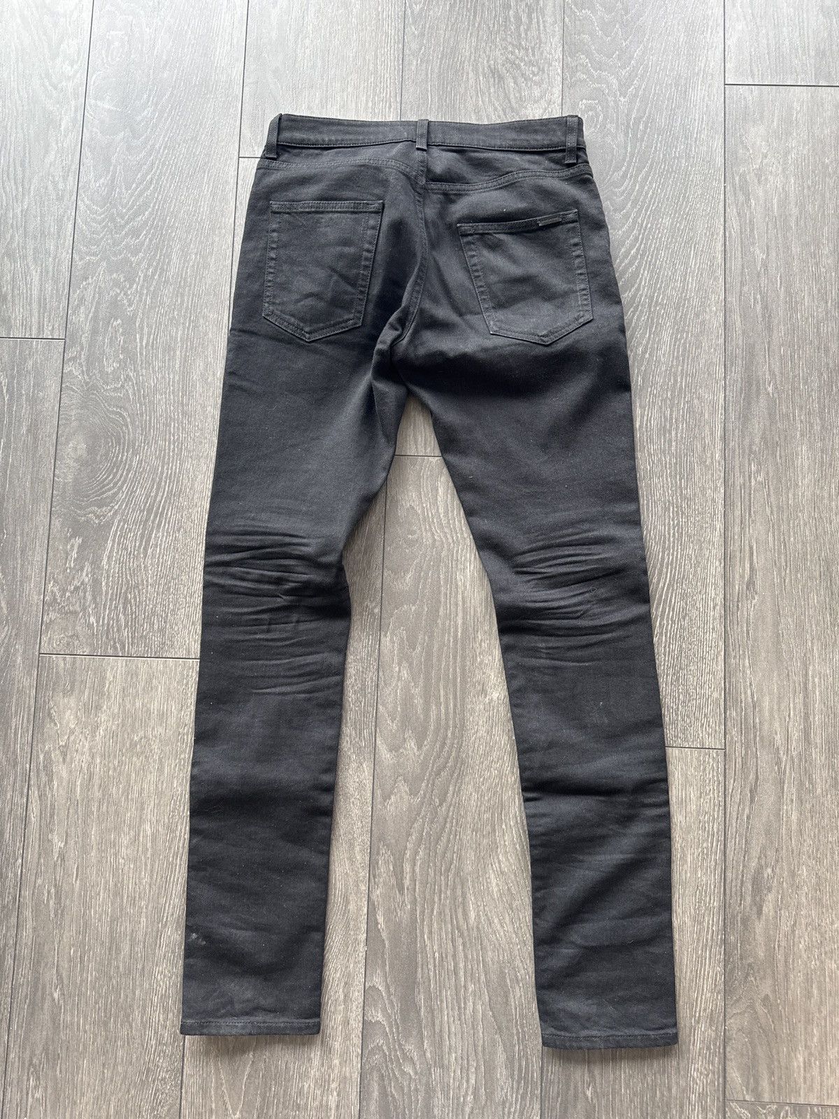 Yves Saint Laurent YSL Black Denim Jeans Size US 29 - 4 Thumbnail