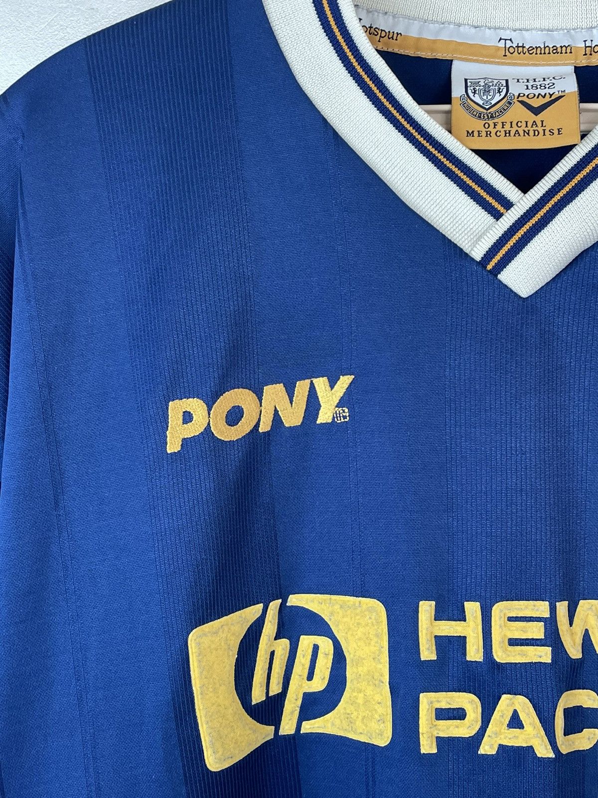 PONY Pony Tottenham Hotspur 1997-1998 Blue Away Soccer Jersey XL Size US XL / EU 56 / 4 - 4 Thumbnail