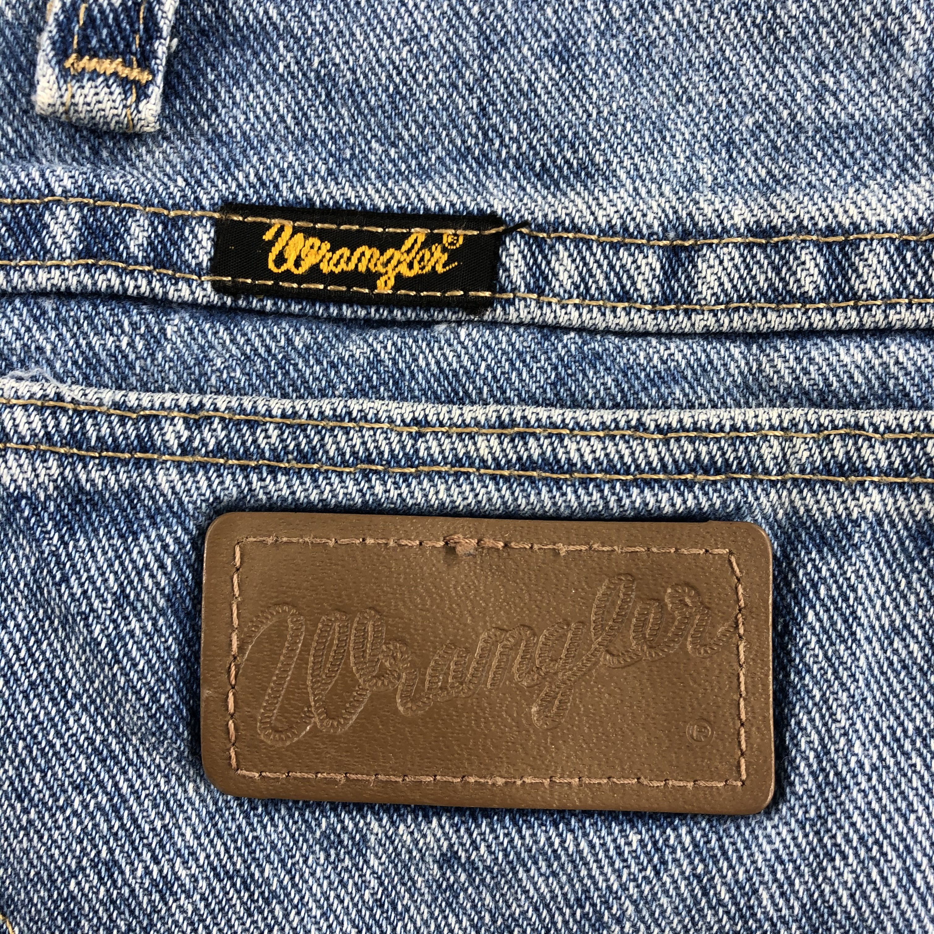 Vintage Vintage Blue Wash Wrangler Jeans-J2394 Size US 38 / EU 54 - 5 Thumbnail