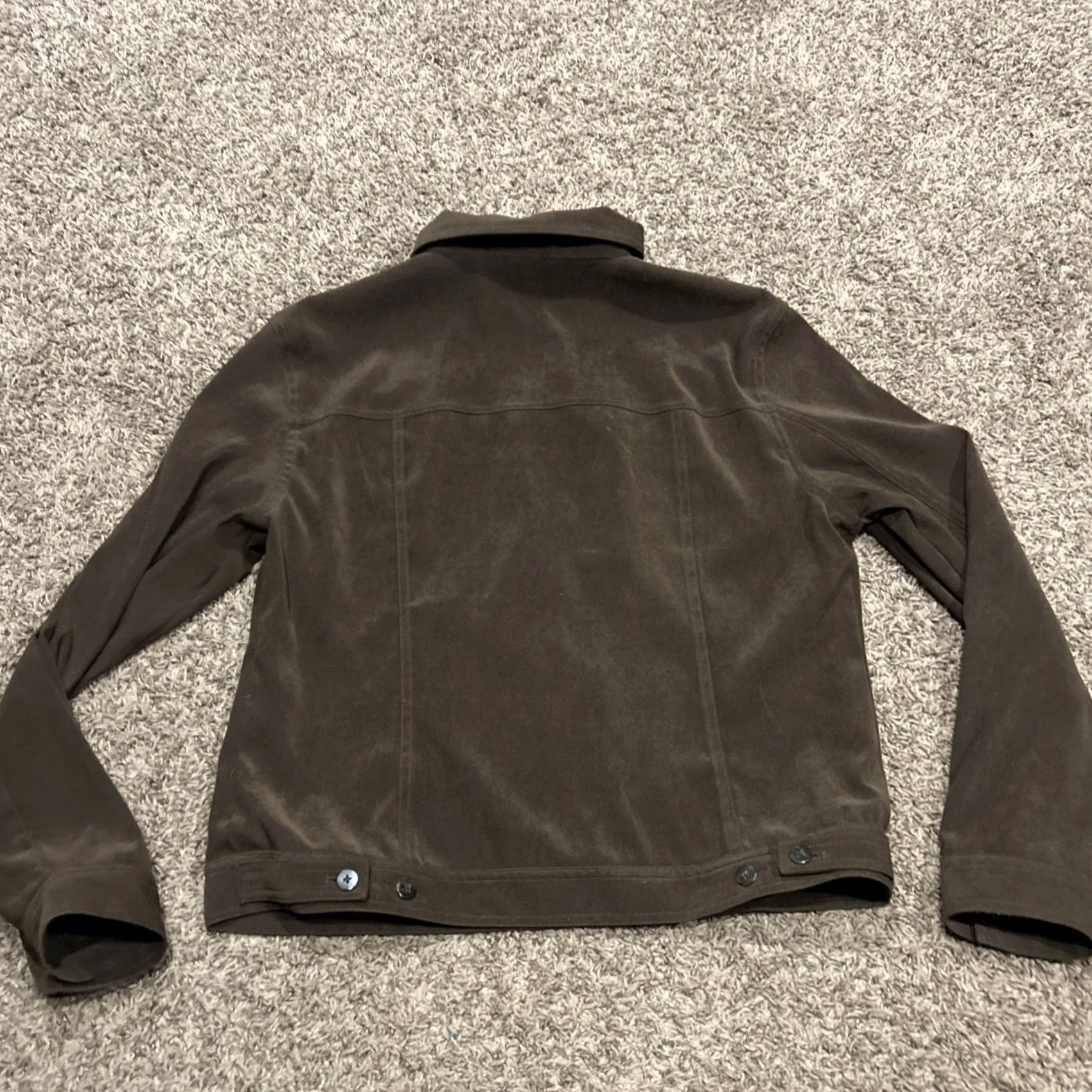 Velvet Harolds Brown Velvet Long Sleeve Button Up Shirt L Size Size L / US 10 / IT 46 - 4 Thumbnail