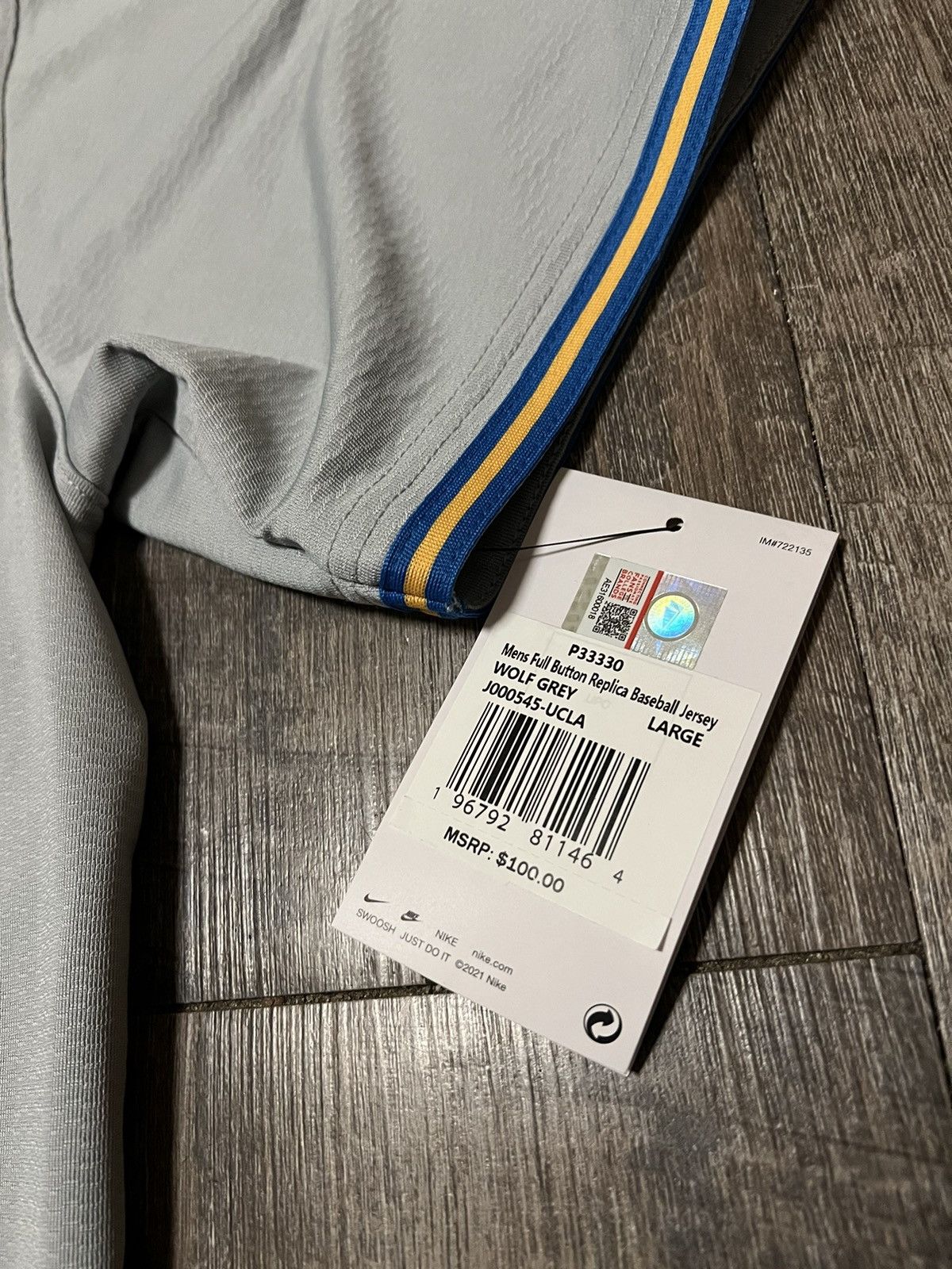 NCAA × Nike NIKE UCLA Baseball Jersey Size Large Size US L / EU 52-54 / 3 - 5 Thumbnail