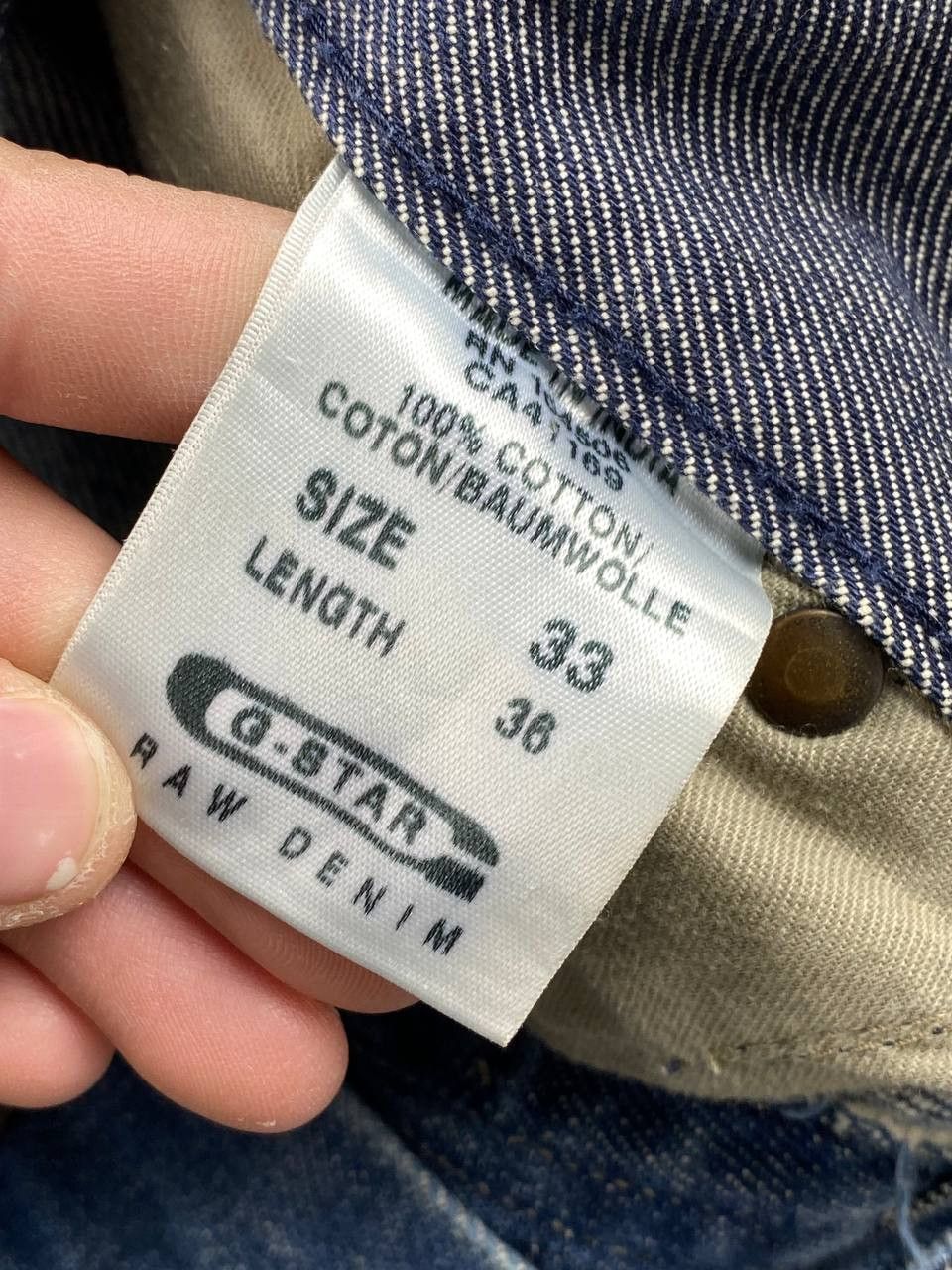 G-Star Vintage G Star Raw Denim Pants Double Knee Patchwork Japan Size US 36 / EU 52 - 13 Thumbnail