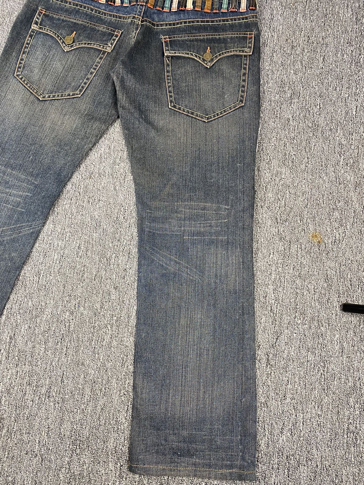 If Six Was Nine × Japanese Brand Blue Spencer Double Waist Two tone jeans size 32 Size US 32 / EU 48 - 10 Thumbnail