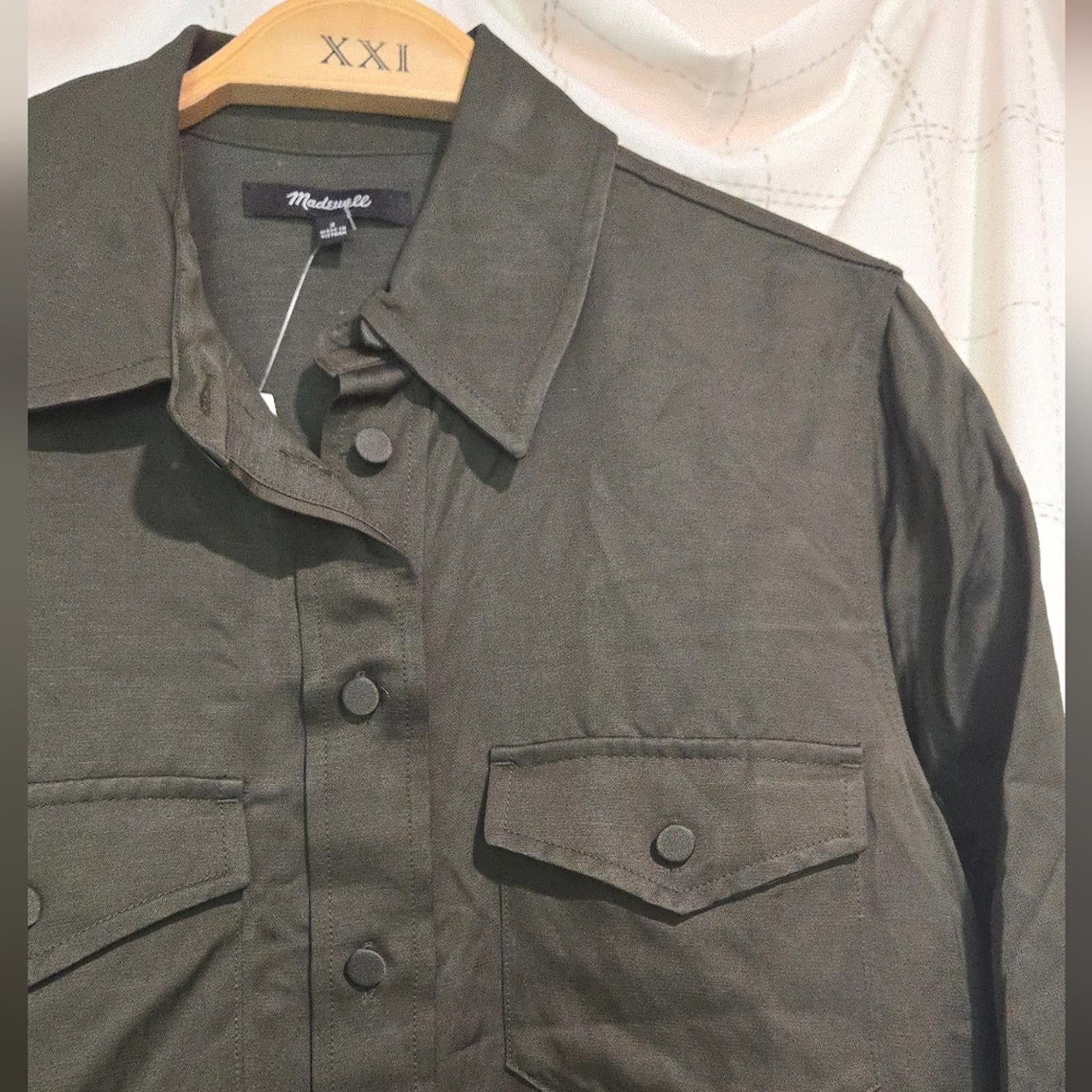 Madewell Madewell Western Shirt in Linen Blend Size XS / US 0-2 / IT 36-38 - 4 Thumbnail
