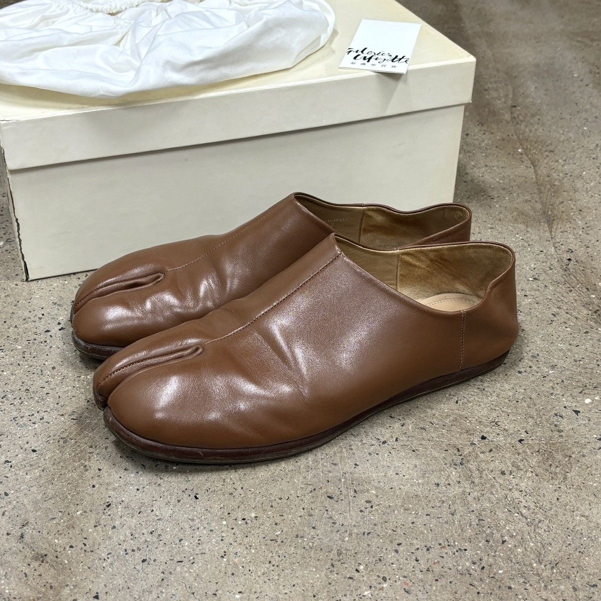 Maison Margiela Maison Margiela Tabi Leather Shoes Size US 10 / EU 43 - 1 Thumbnail