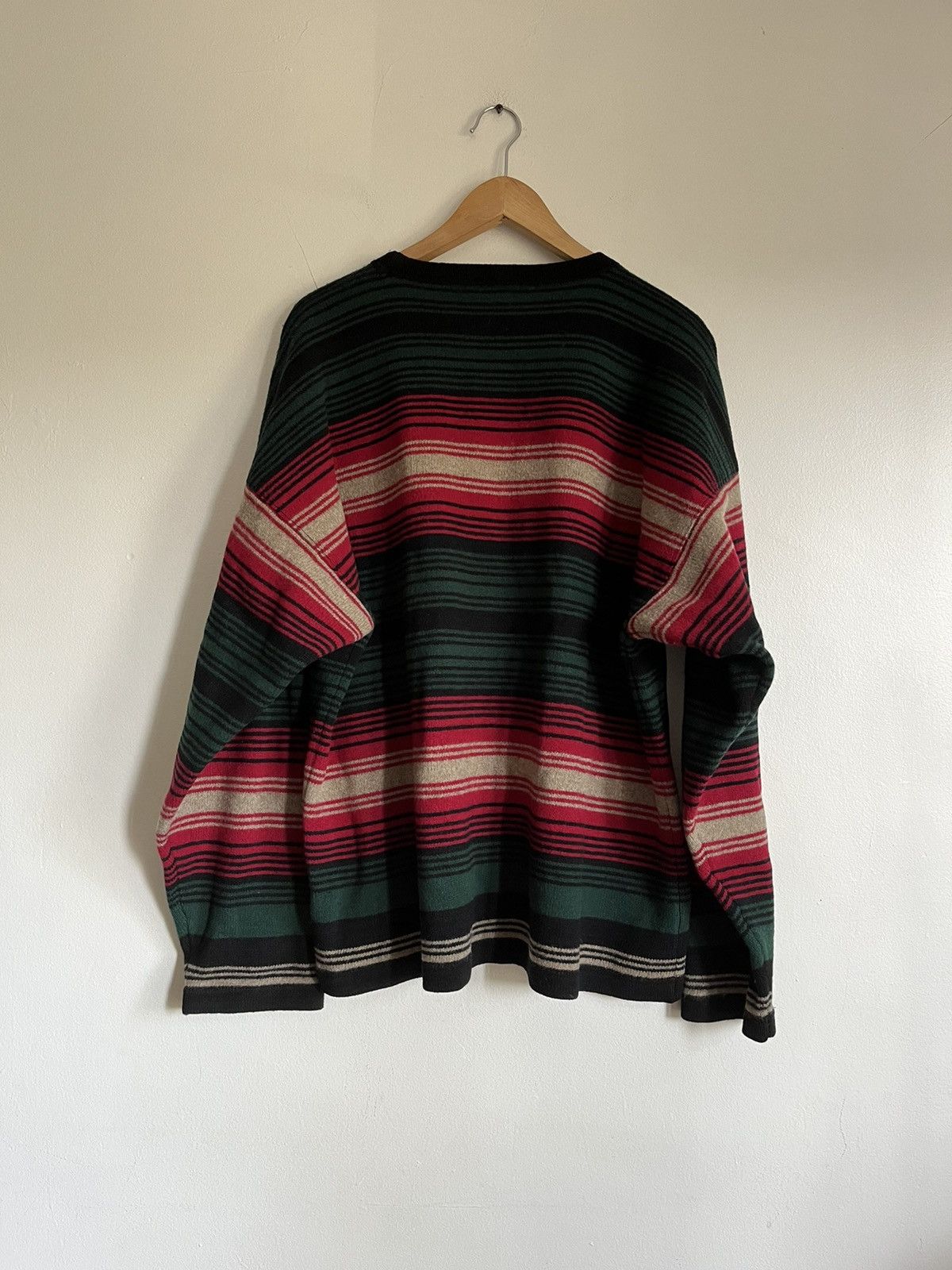 Tommy Hilfiger × Vintage Vintage Y2K Tommy Hilfiger Wool blend sweater striped Size US XL / EU 56 / 4 - 5 Thumbnail