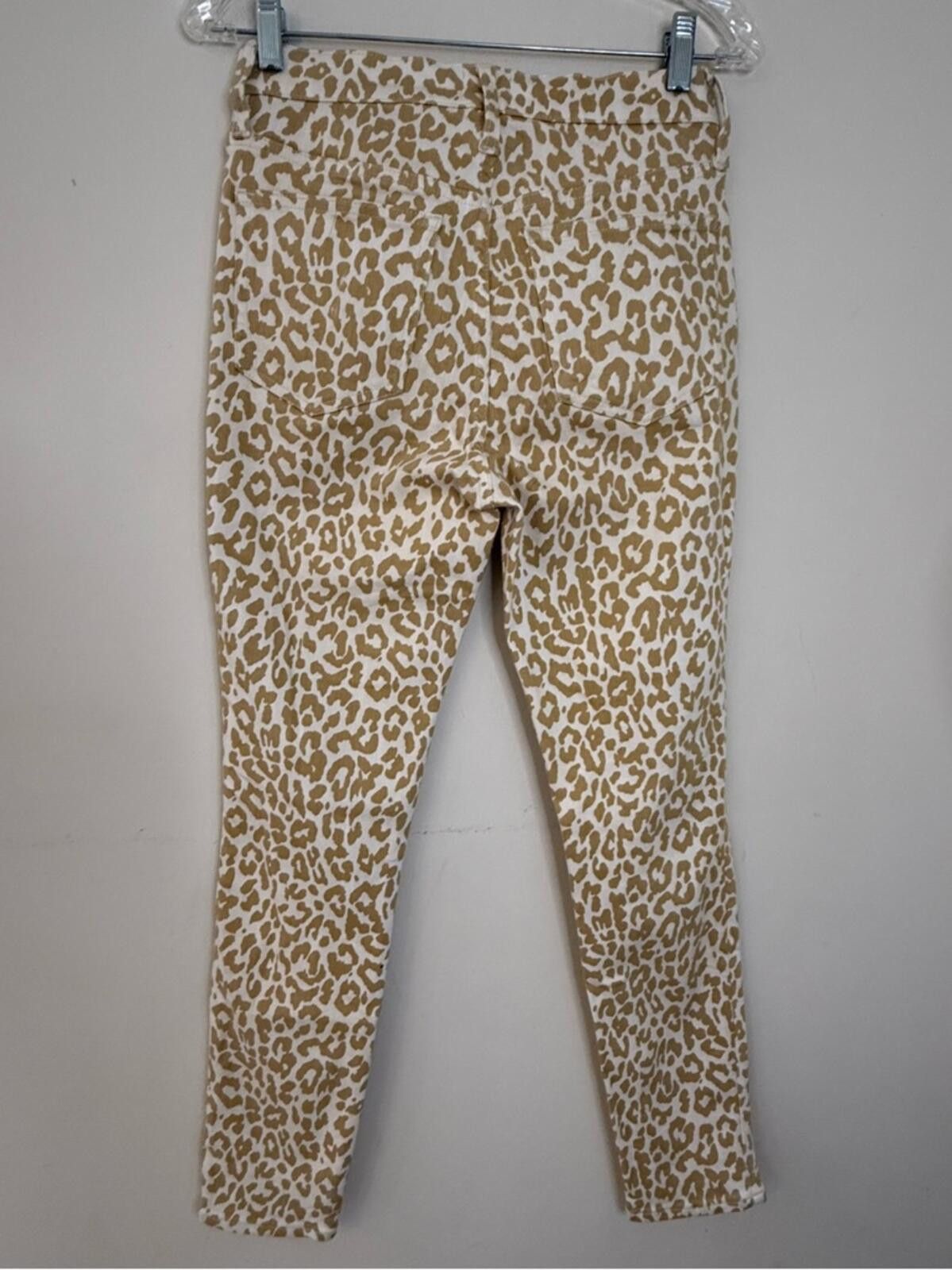 Other J. Crew Factory High-Rise Toothpick leopard print jeans 27” Size 27" / US 4 / IT 40 - 2 Thumbnail