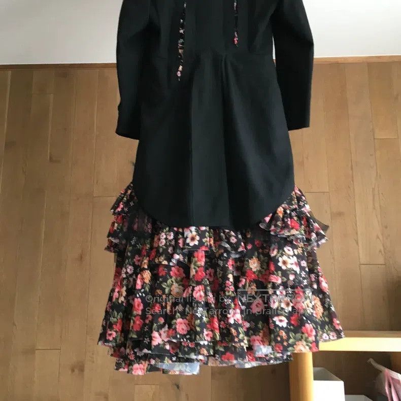 Comme des Garcons Comme Des Garcons Black vintage long coat with patched des Size XS / US 0-2 / IT 36-38 - 5 Thumbnail