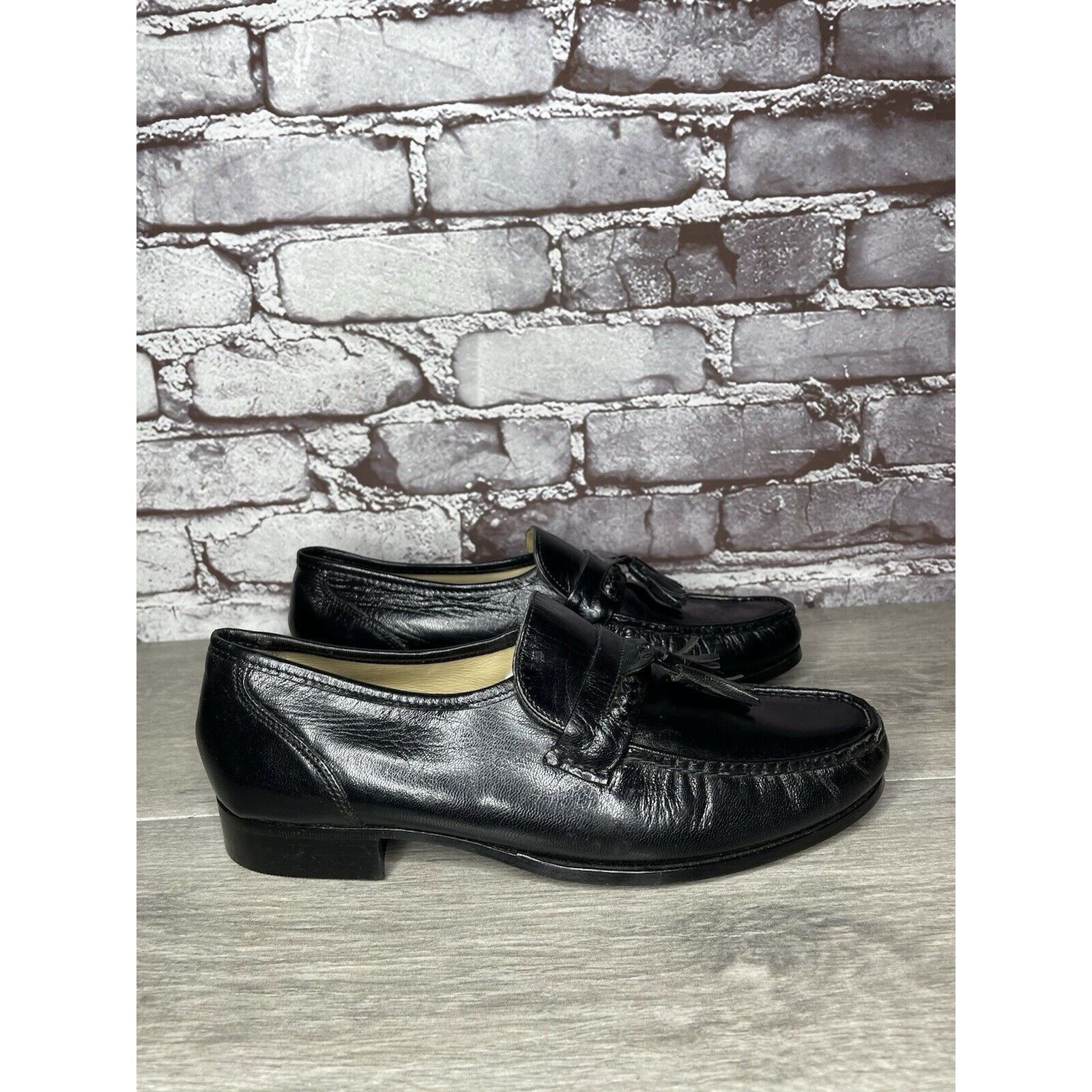 Nunn Bush Nunn Bush Black Leather Slip On Tassel Loafers Dress Shoes M Size US 7.5 / EU 40-41 - 9 Thumbnail