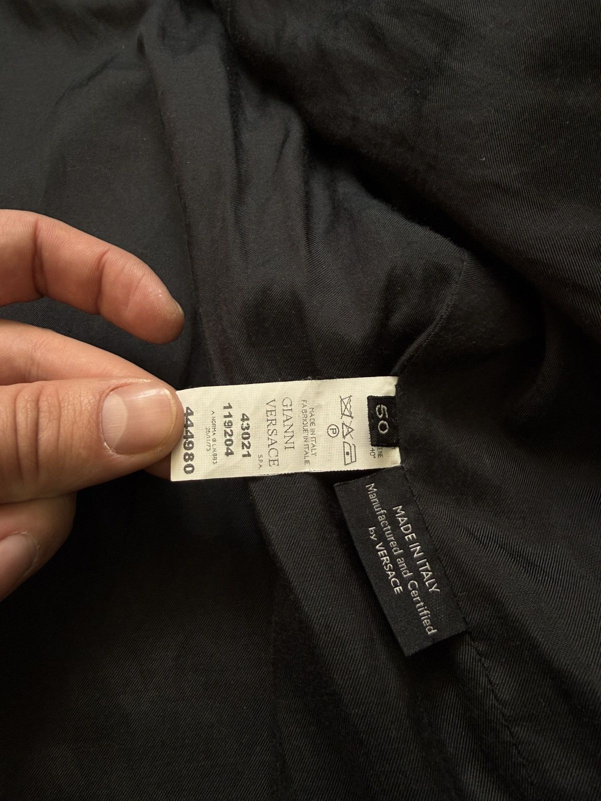 Versace Vintage Gianni Versace Archive Military Tech Jacket Size 50 Size US M / EU 48-50 / 2 - 14 Thumbnail