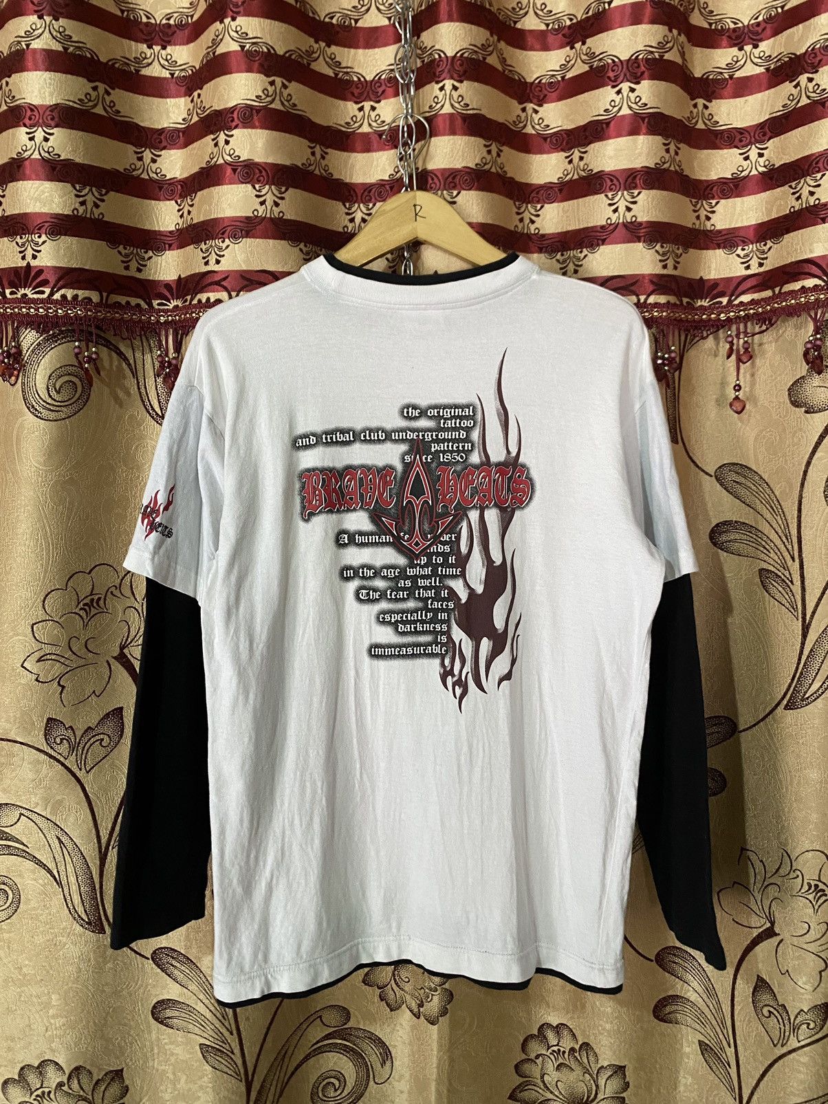 Y2K Bullet Noise Double Layer Tribal Punk Gothic Style