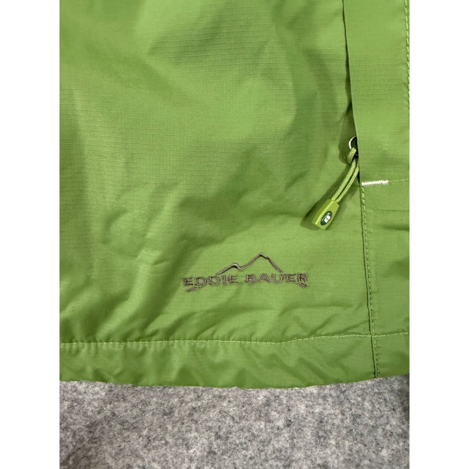 Eddie Bauer Eddie Bauer Windbreaker Hooded Jacket Womens M Green Weather Edge Waterproof Jacket Windbreaker Weather Edge Full Zip Pockets Snaps Size M / US 6-8 / IT 42-44 - 5 Thumbnail