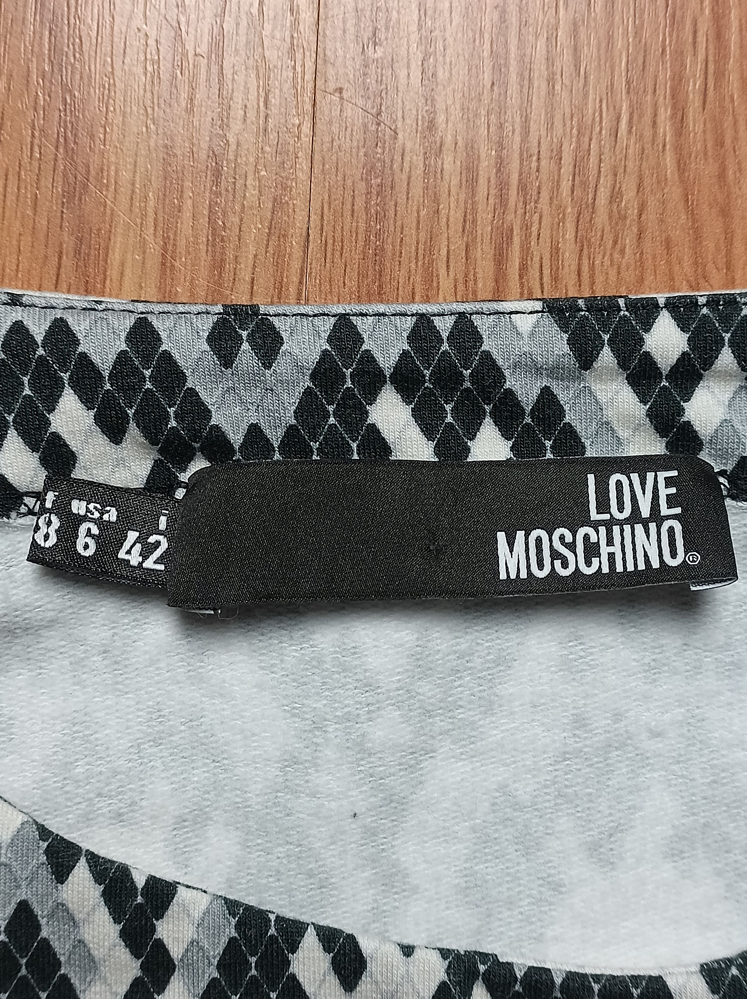 Love Moschino × Moschino Love Moschino Multi Heart Print Cotton Dress US6 IT42 Size M / US 6-8 / IT 42-44 - 12 Thumbnail