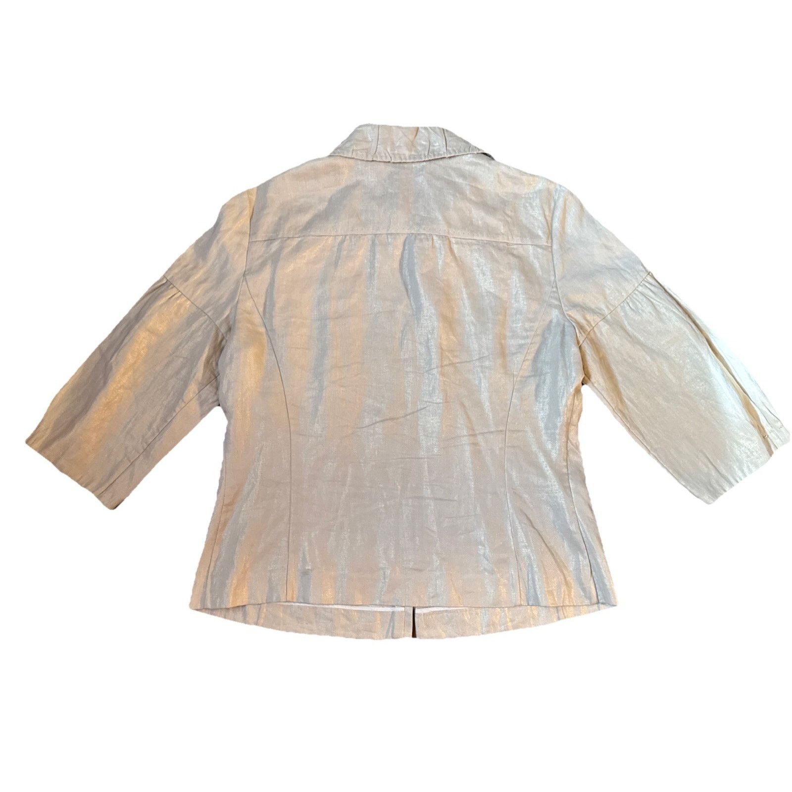 Elie Tahari elie tahari 100 linen hook and eye jacket Size XL / US 12-14 / IT 48-50 - 11 Thumbnail