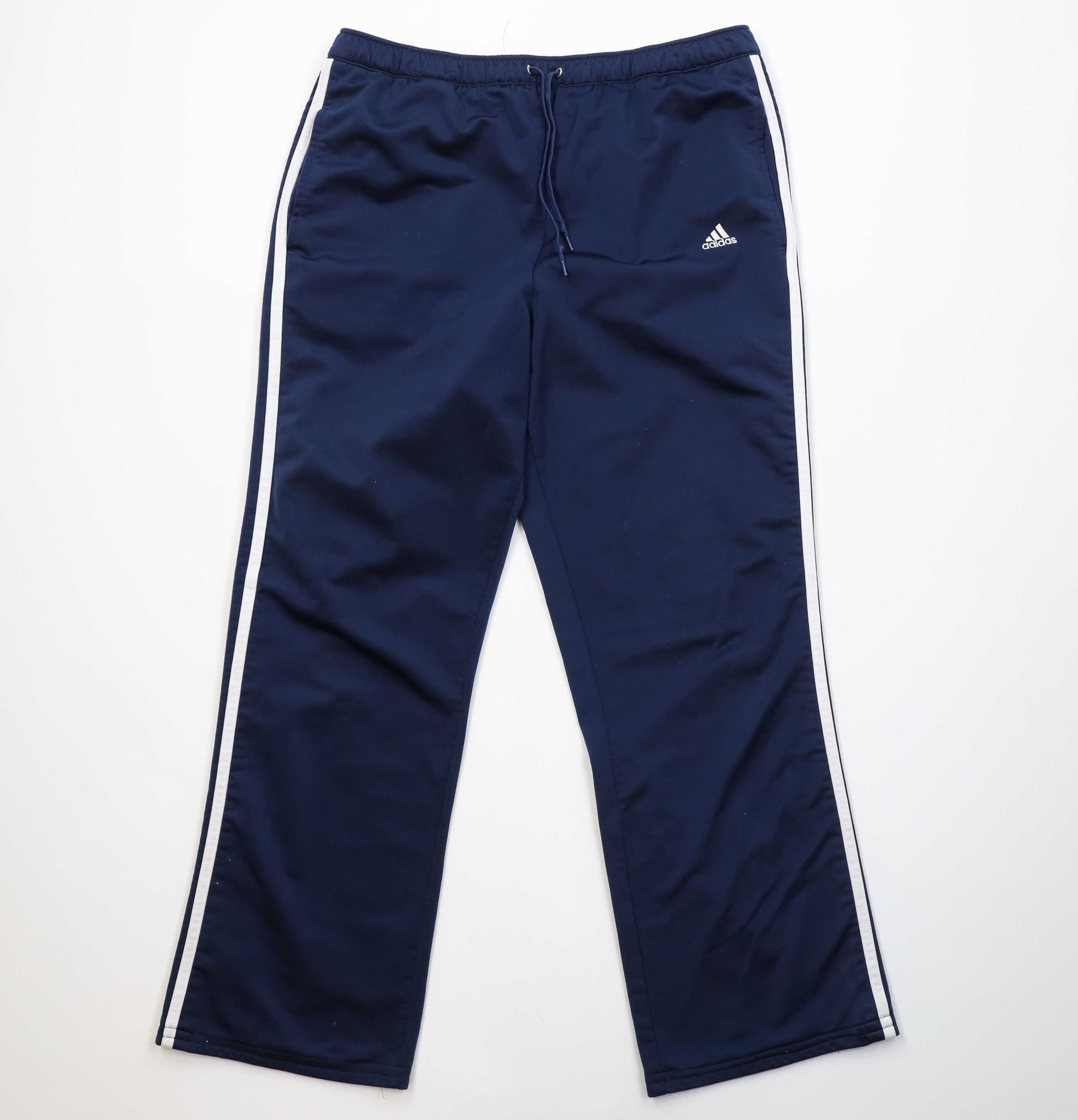 Adidas Vintage Y2K Adidas Striped Flared Wide Leg Sweatpants Pants Size 32" / US 10 / IT 46 - 1 Thumbnail