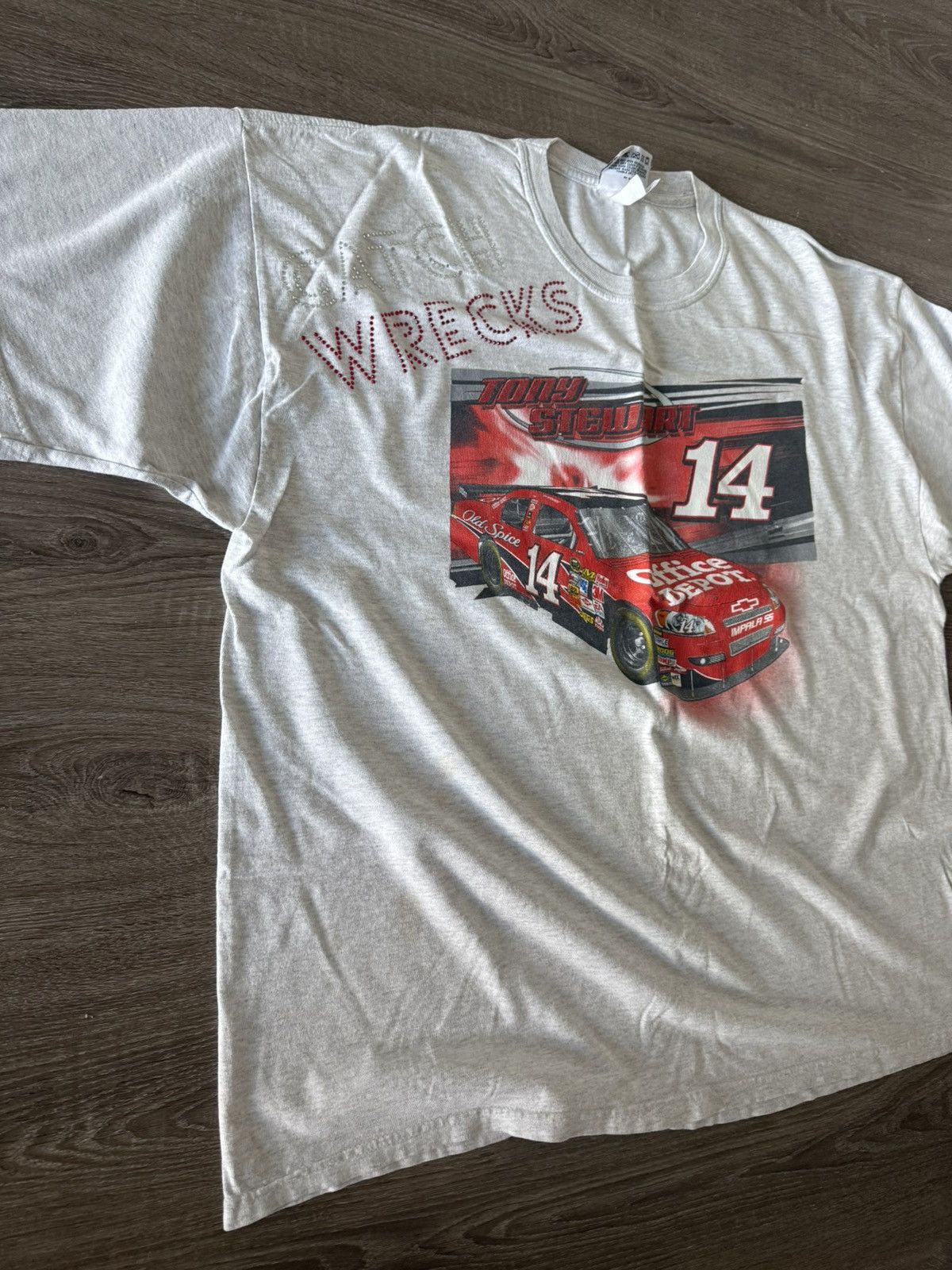 Vintage Tony Stewart Nascar merch tee Size US XL / EU 56 / 4 - 5 Thumbnail