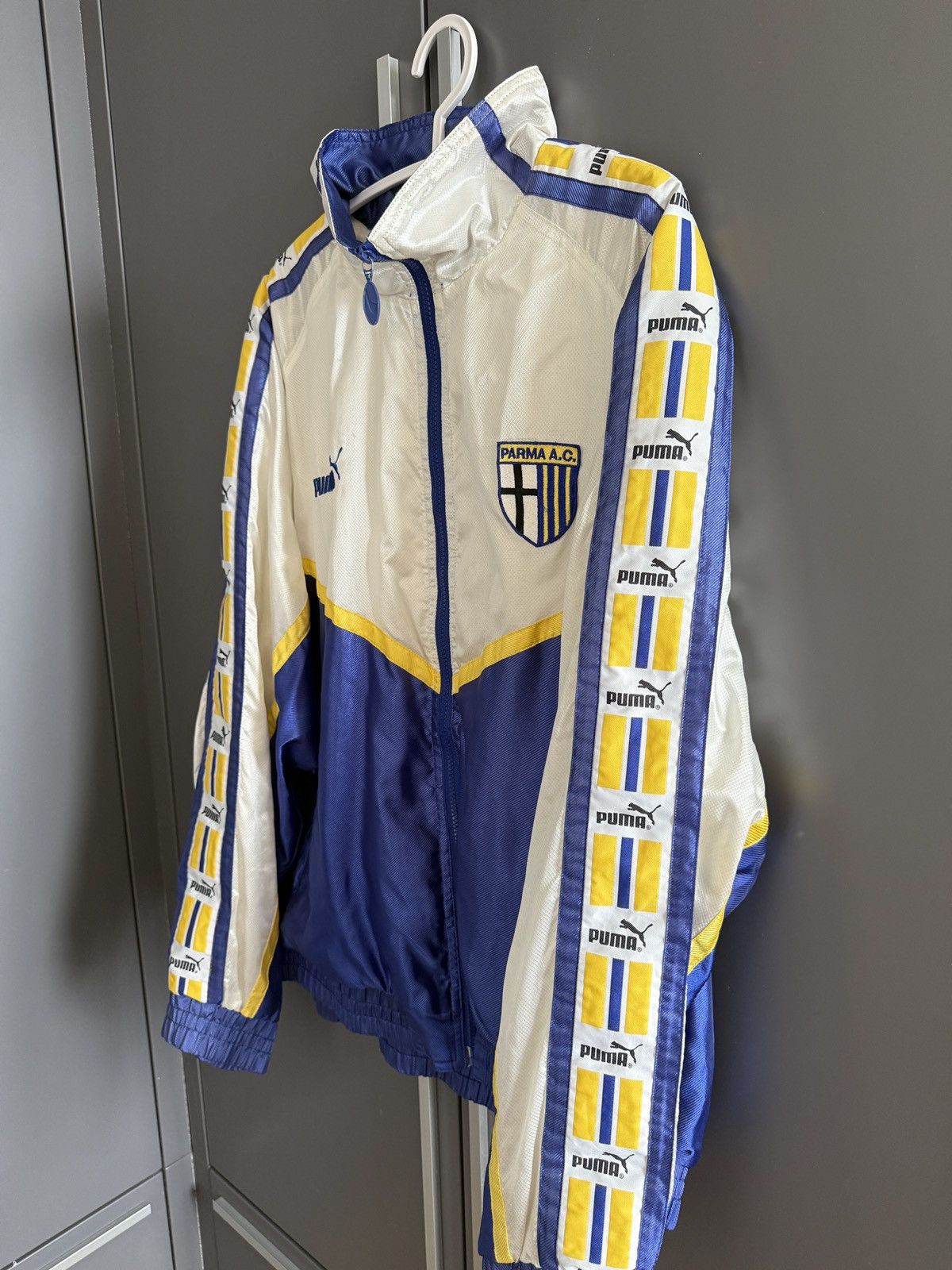 Puma AC Parma 90s Vintage Track top Training Jacket - RARE! Size US L / EU 52-54 / 3 - 4 Thumbnail