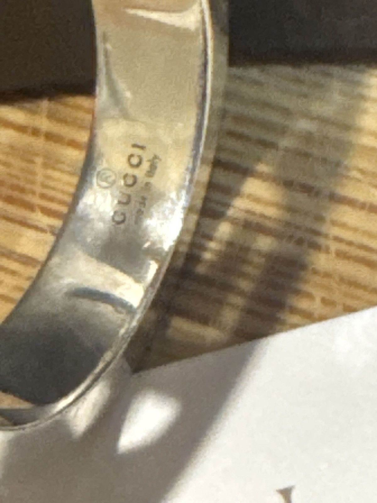 Gucci Gucci silver ring size 6.5 Size ONE SIZE - 5 Thumbnail