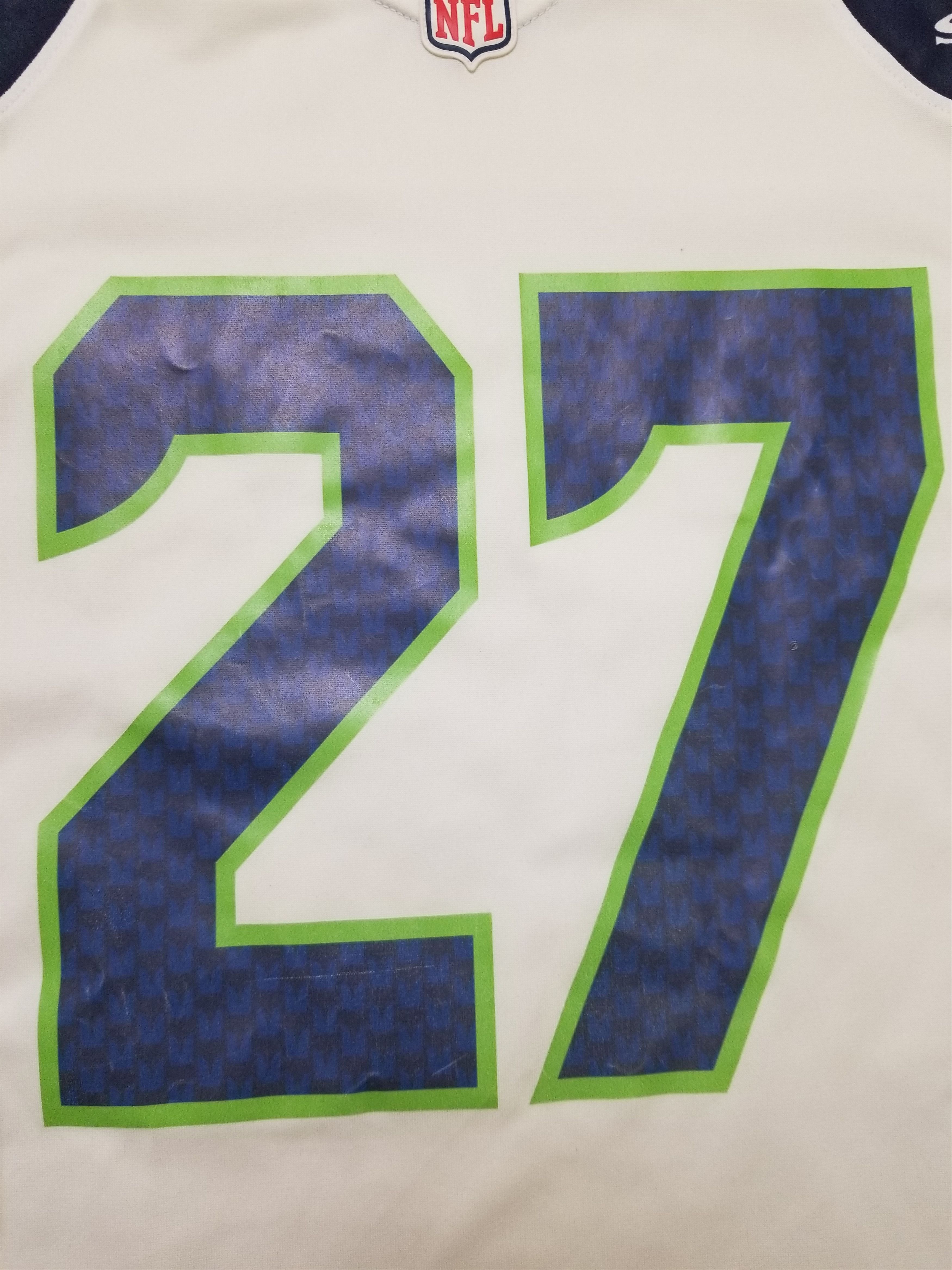 Nike Nike Seattle Seahawks # 27 Subat NFL Jersey Size US XXL / EU 58 / 5 - 10 Thumbnail