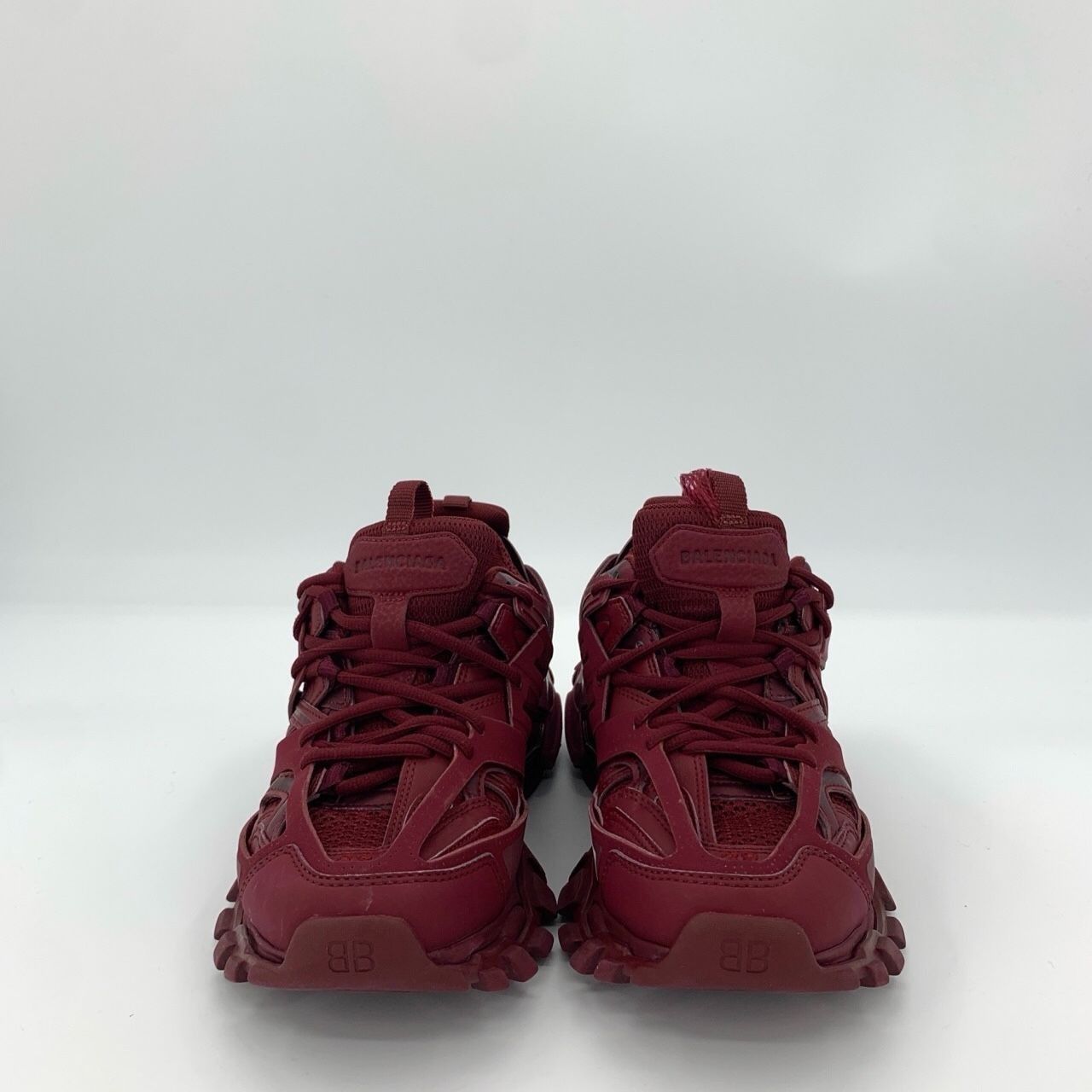 Balenciaga Balenciaga Track Sneakers Mens Size 9 Burgundy Mesh & Rubber Size US 8 / IT 38 - 3 Thumbnail