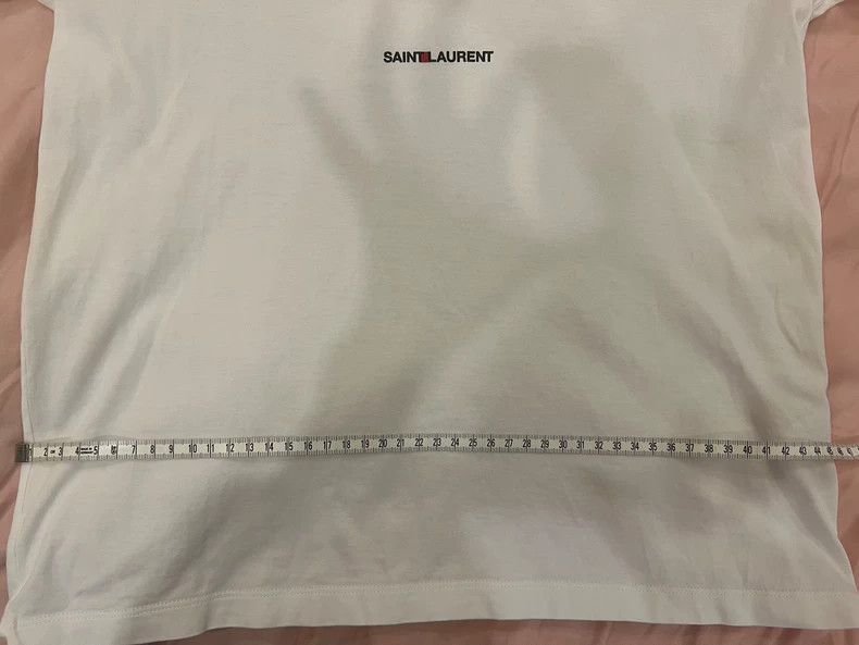 Yves Saint Laurent Saint Laurent Classic logo white T-shirt 2502-Nextarrow Size US XS / EU 42 / 0 - 8 Thumbnail
