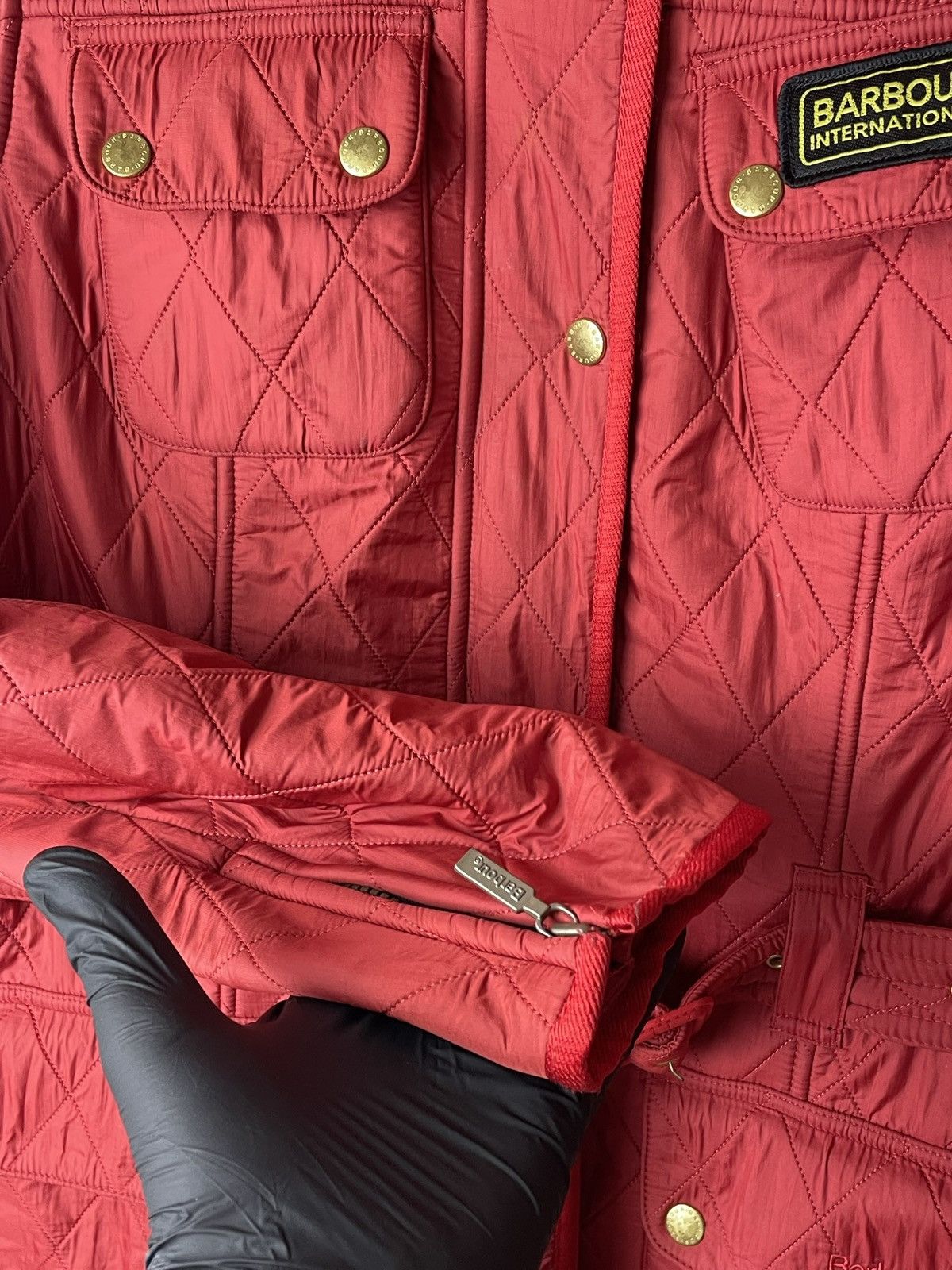 Barbour Barbour International Womens Quilted Jacket Size UK 12 Size M / US 6-8 / IT 42-44 - 11 Thumbnail