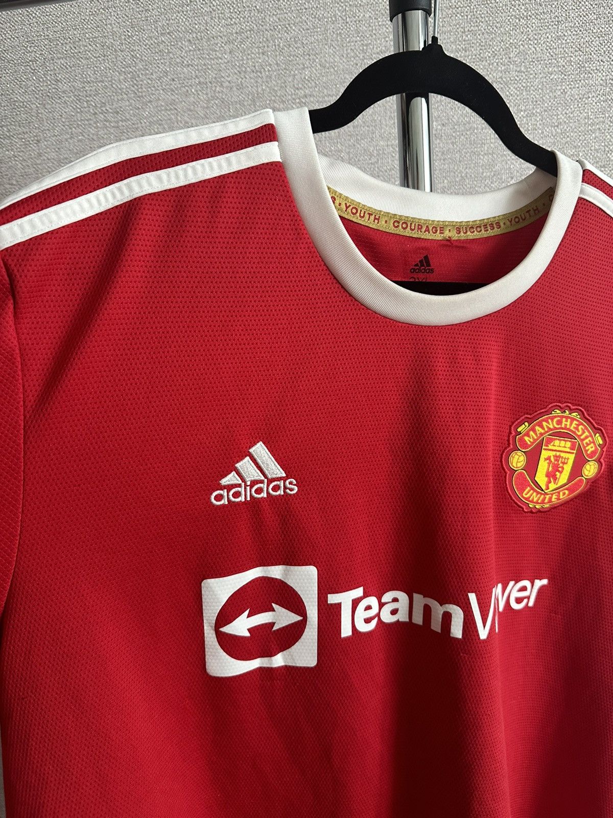 Adidas 2021/22 Adidas Sancho #25 Home Soccer Jersey Size US XXL / EU 58 / 5 - 4 Thumbnail