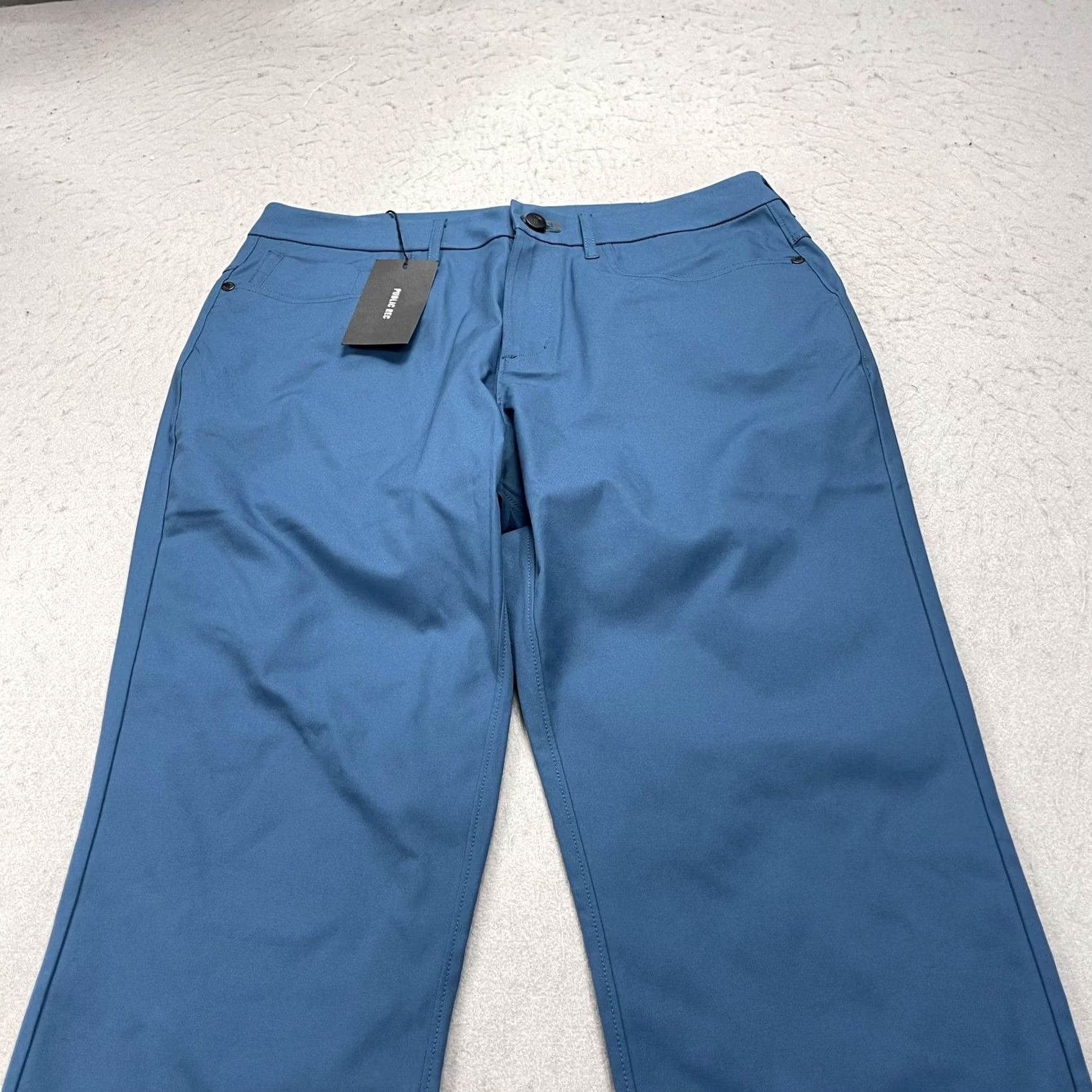 Vintage Public Rec Dealmaker Pants Mens 32x28 Chino 5 Pocket Blue Ocean Solid NWT Size US 32 / EU 48 - 6 Thumbnail
